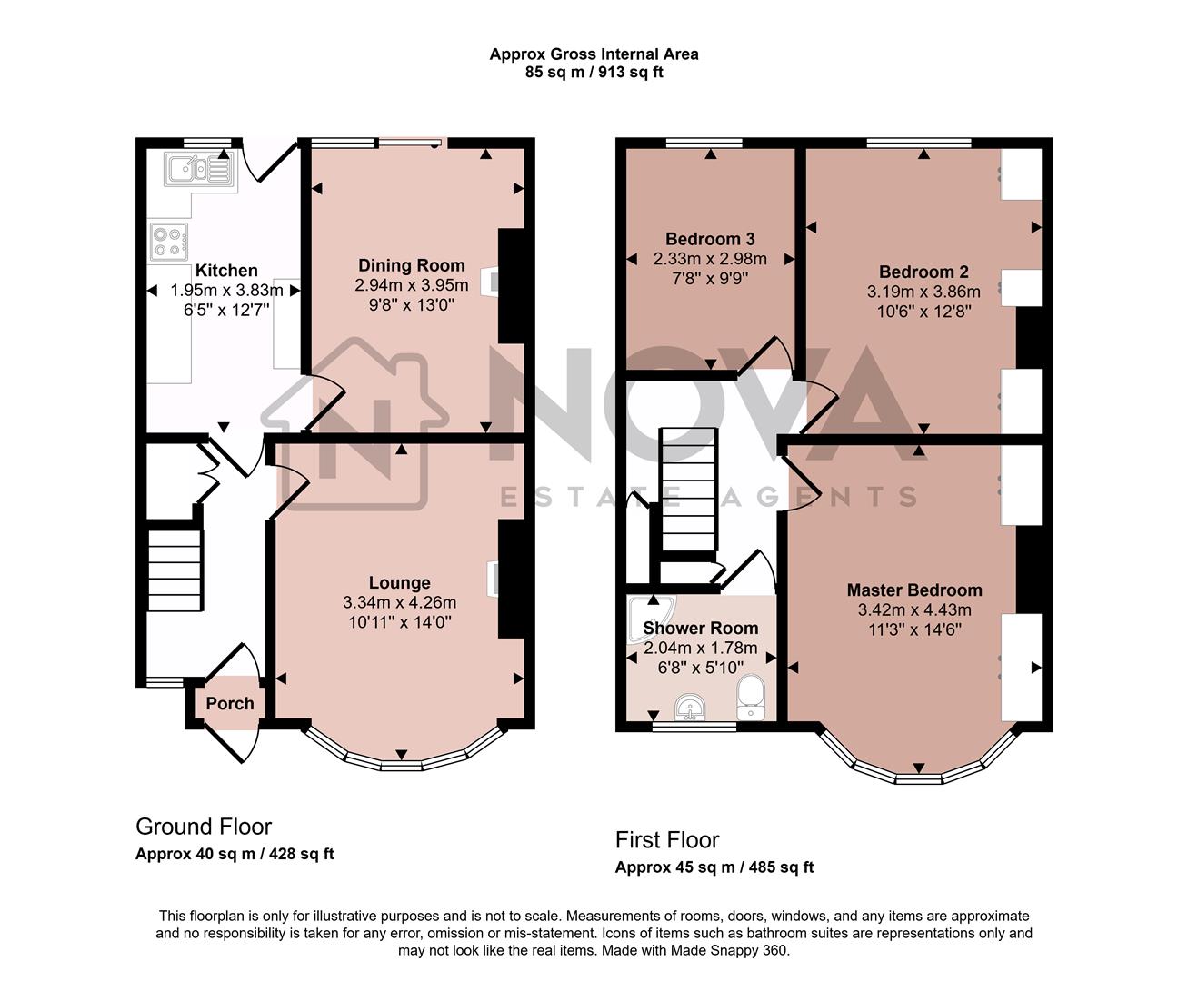 151, Cowper Street, Luton floorplan