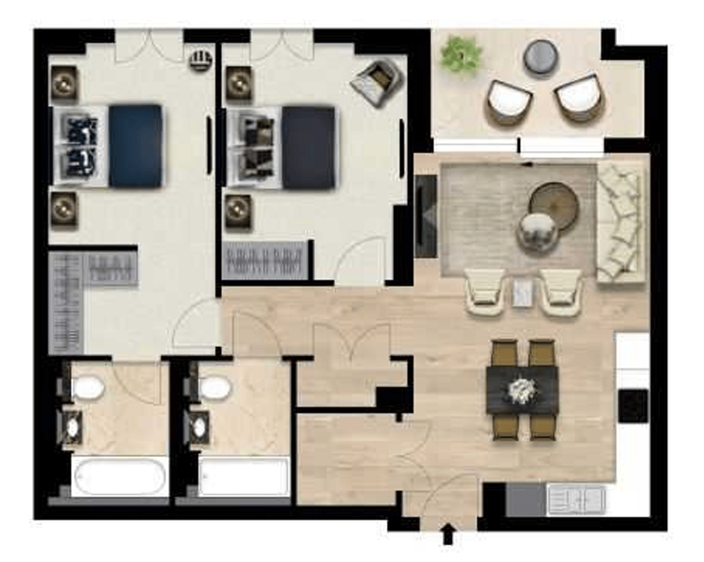 Garrett Mansions, Edgware Road, London floorplan