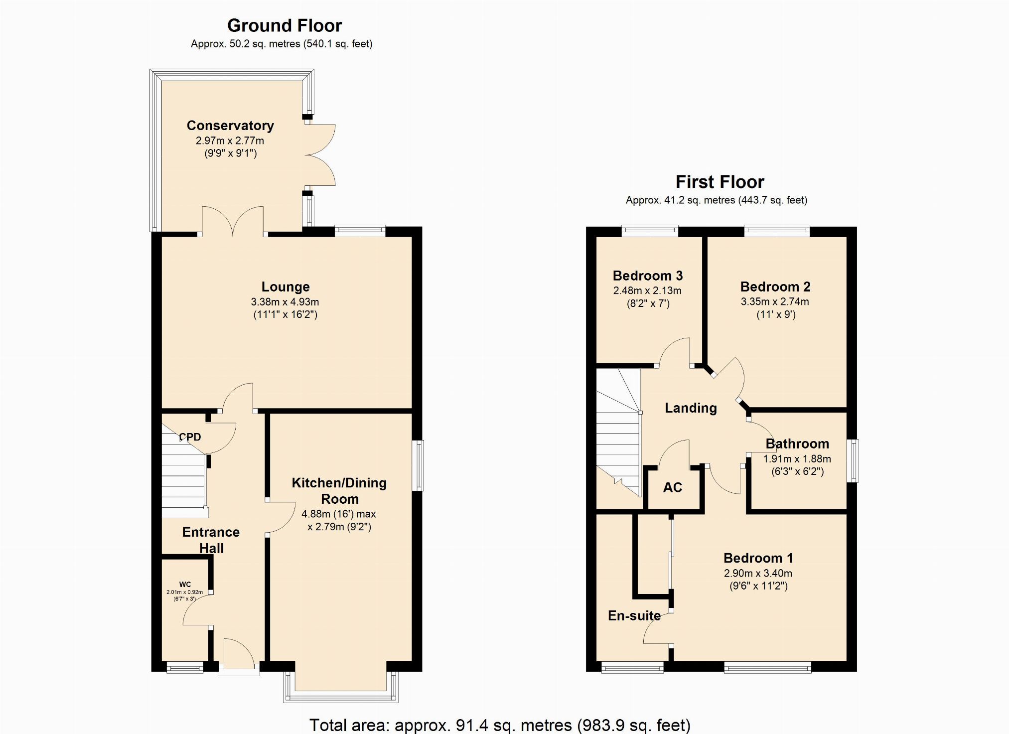 3 Bedrooms Semi-detached house for sale in Eden Road, Marina Park, Northampton NN5