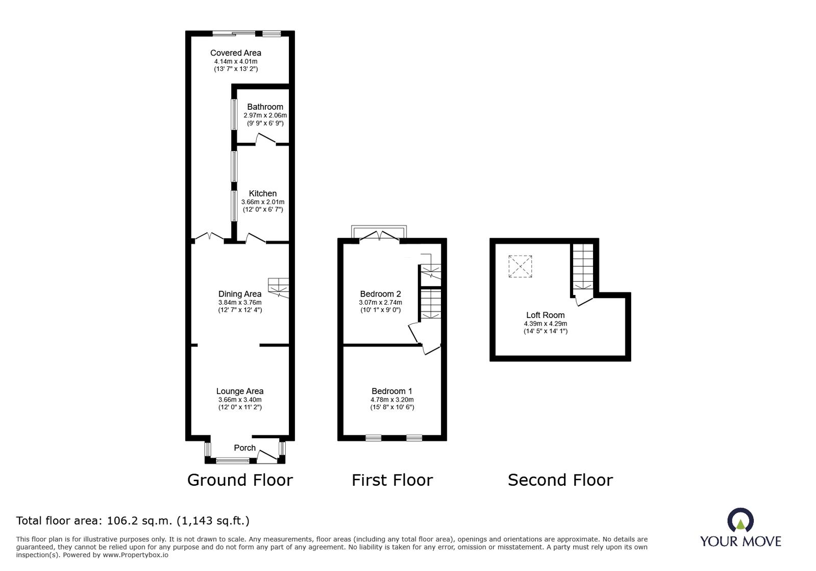 Biddulph Road, Chell Heath, Staffordshire floorplan