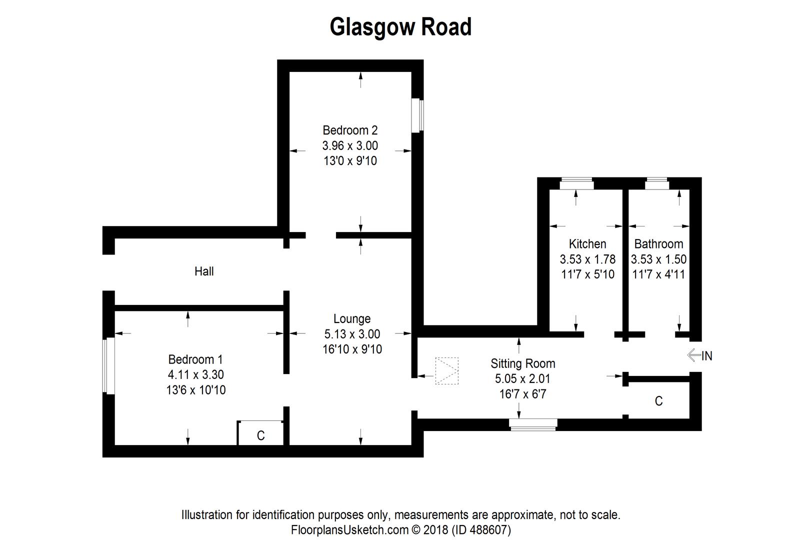 2 Bedrooms Flat for sale in Glasgow Road, Strathaven ML10