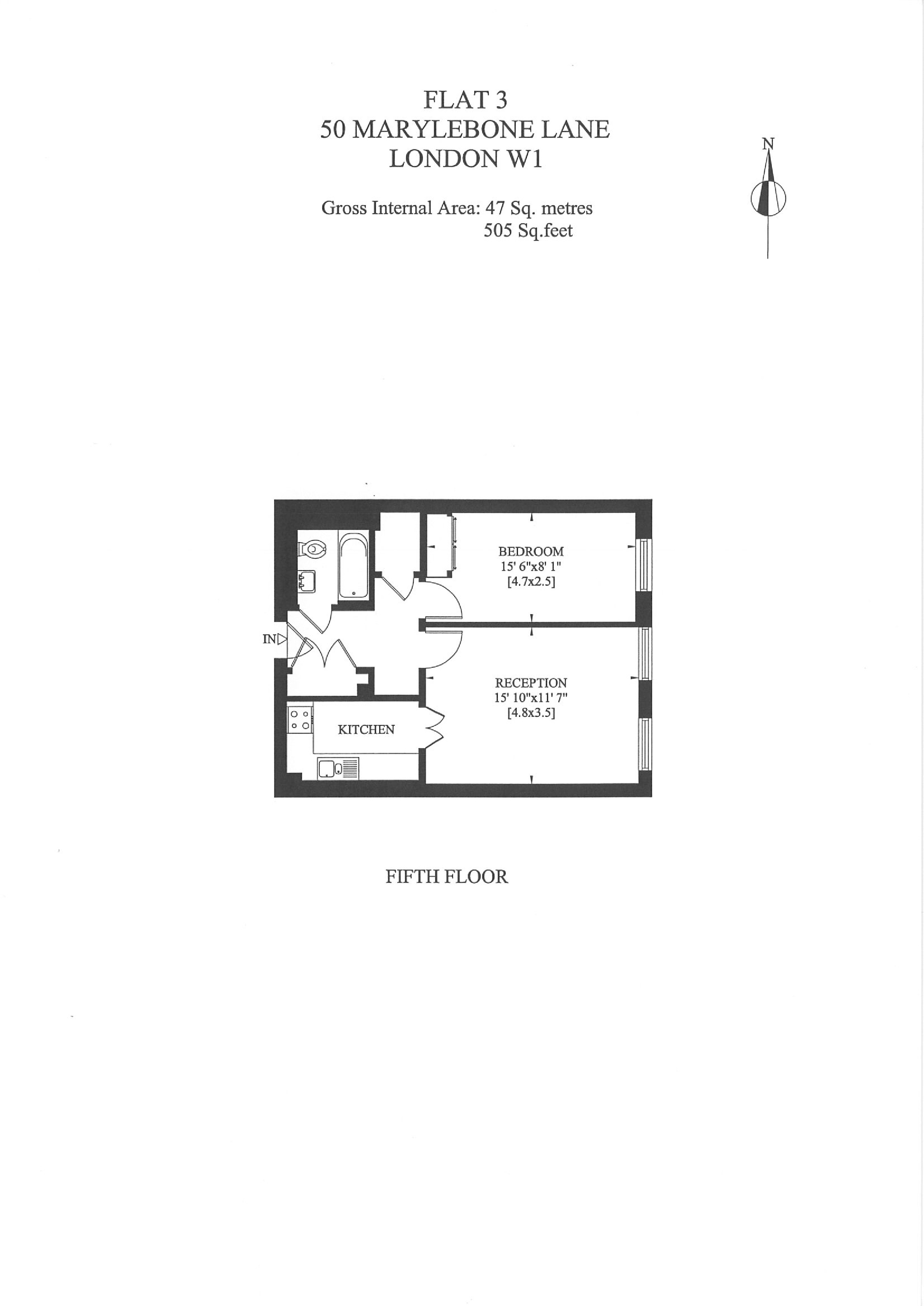 1 Bedrooms Flat to rent in Marylebone Lane, Marylebone, London W1U