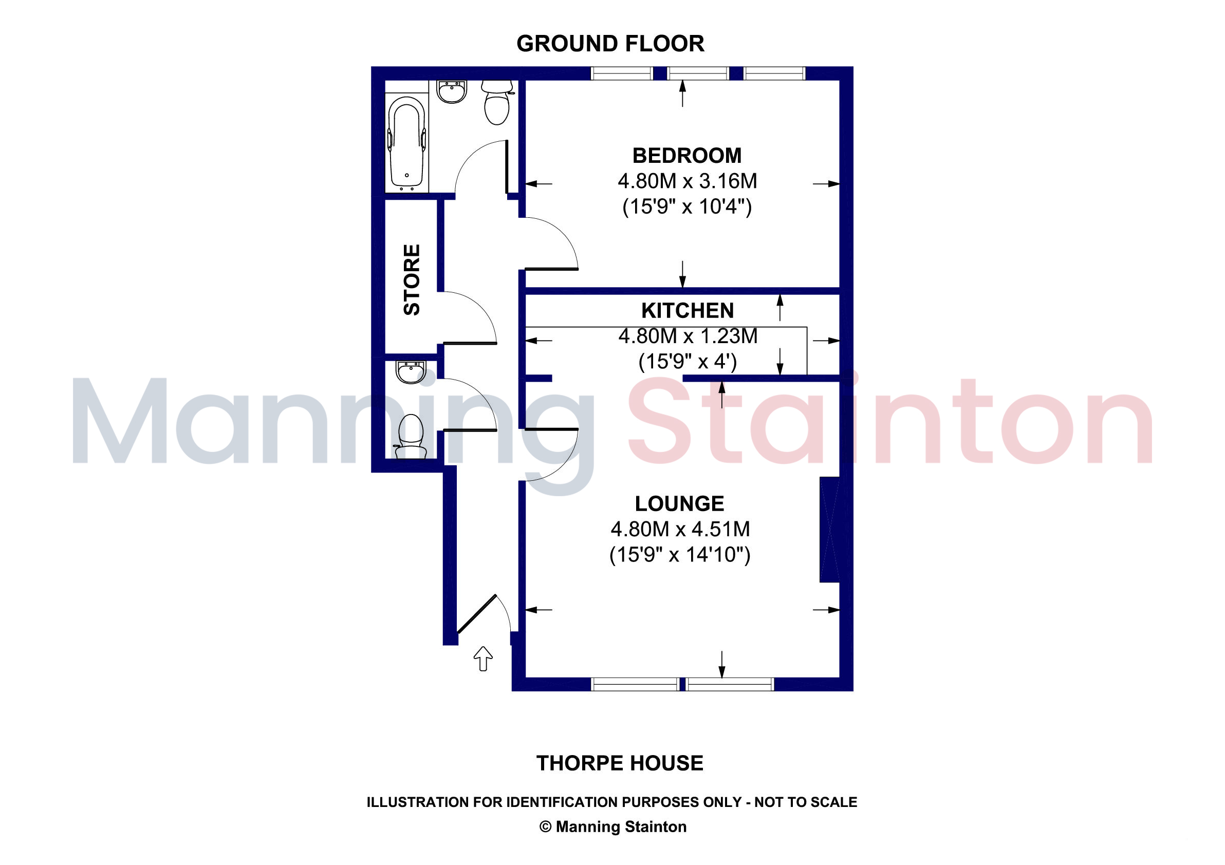 Apartment 2,, Thorp House, Leeds floorplan