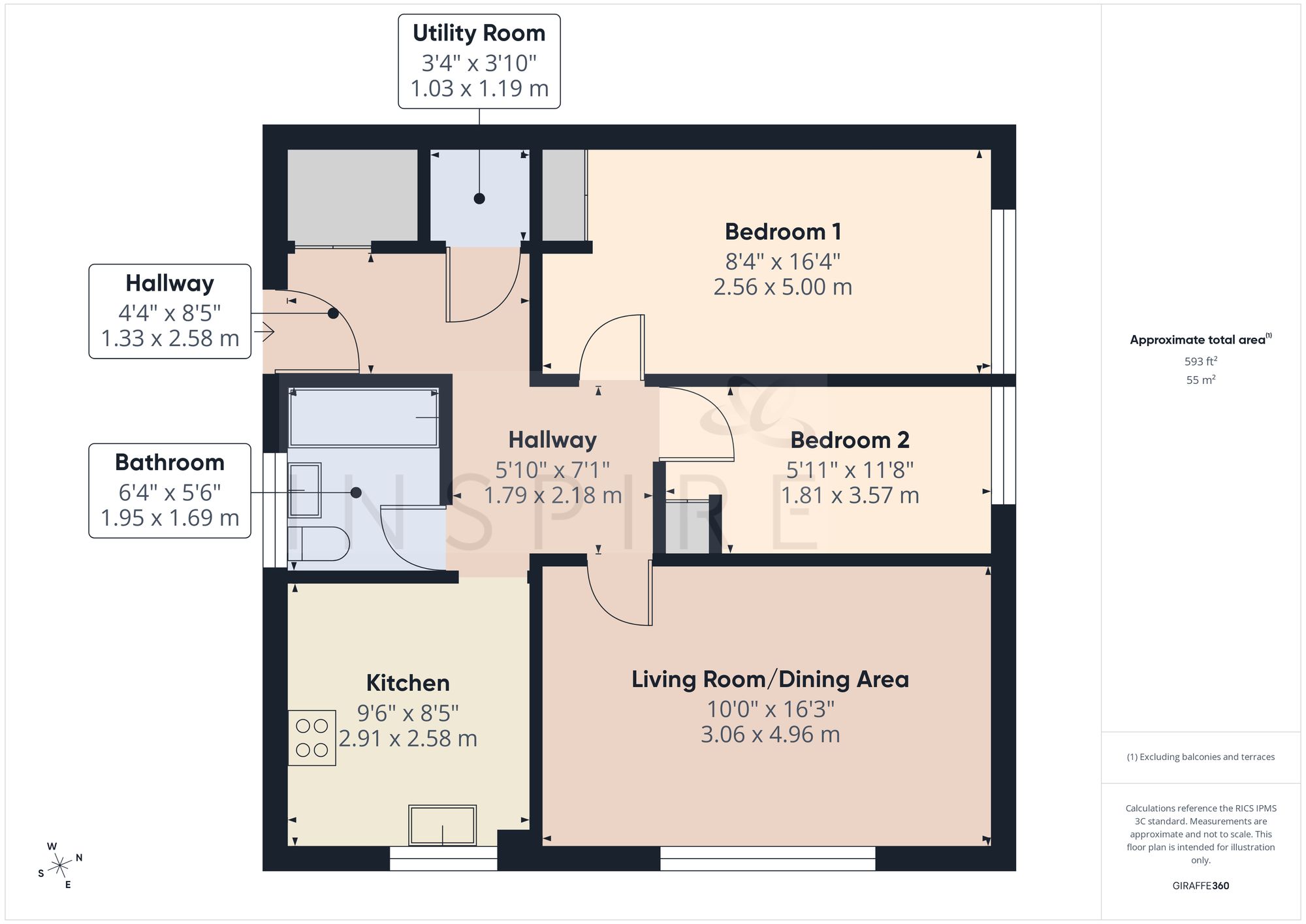 10 Hayling Court, Crawley floorplan
