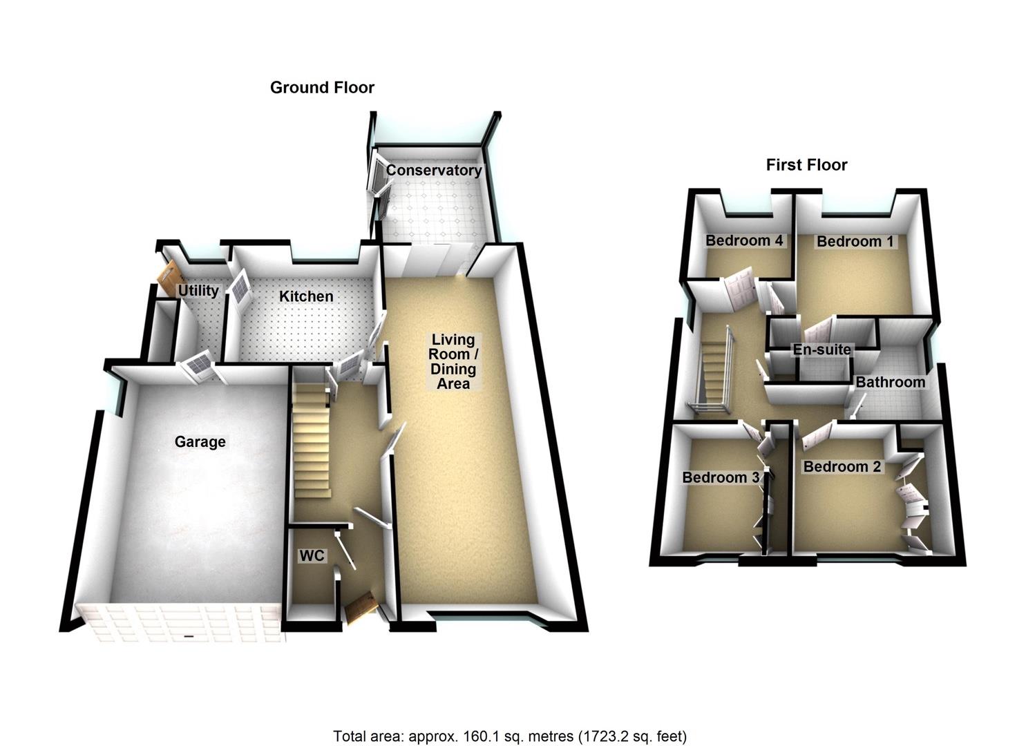5, Alderley Drive, Newcastle Upon Tyne floorplan