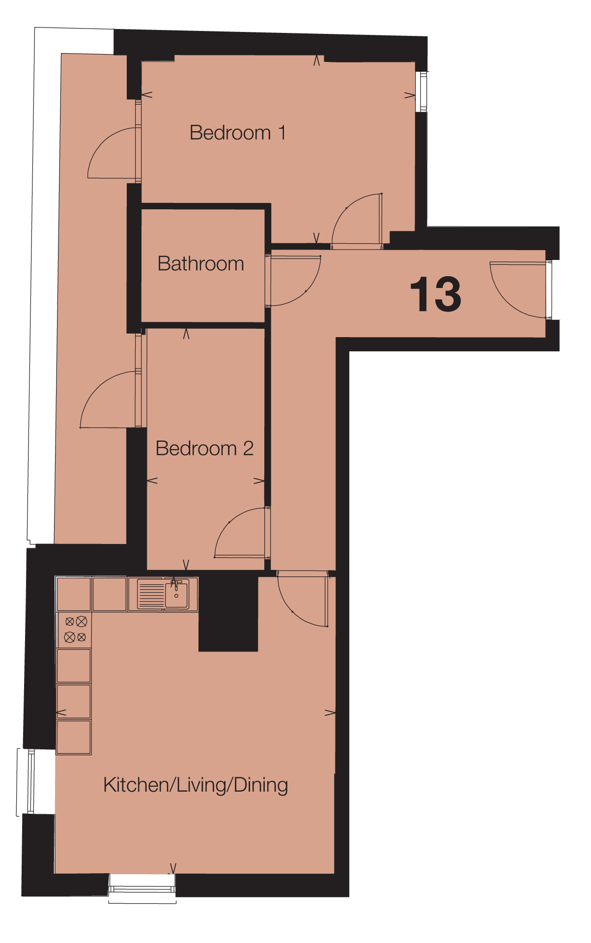 2 Bedrooms Flat for sale in Hunters Court, William Hunter Way, Brentwood CM14