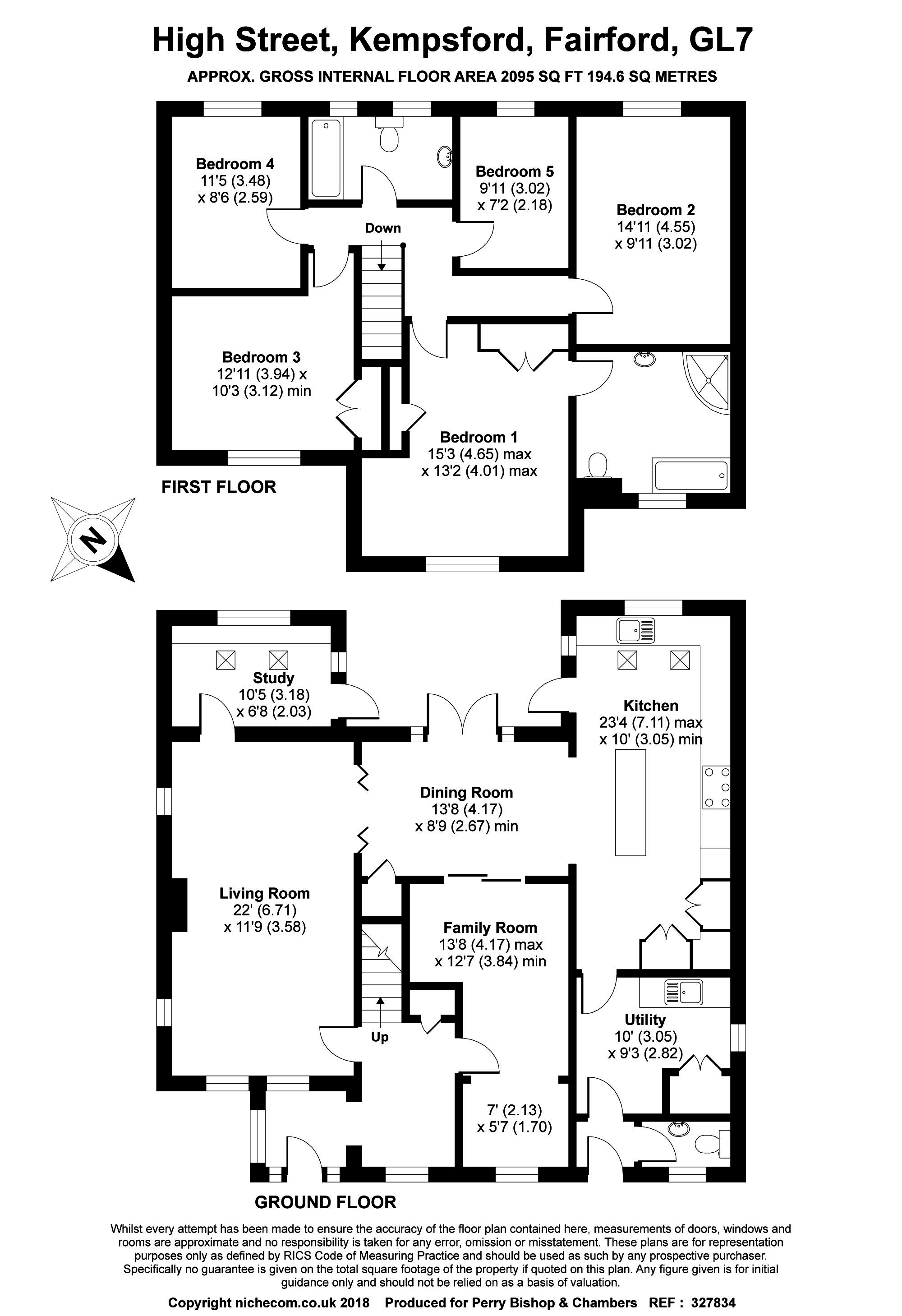 5 Bedrooms Detached house for sale in High Street, Kempsford, Fairford GL7