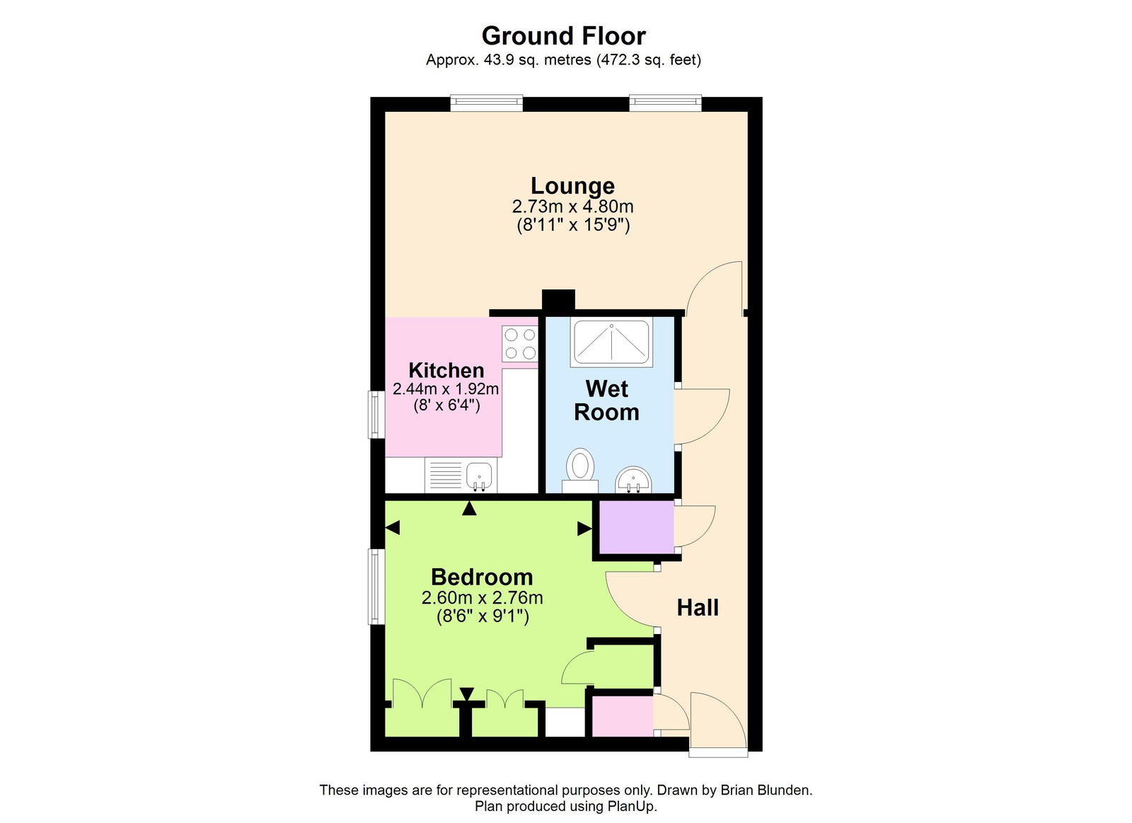 Dormer Lodge, 234,Flat 2, Coulsdon Road, Coulsdon floorplan