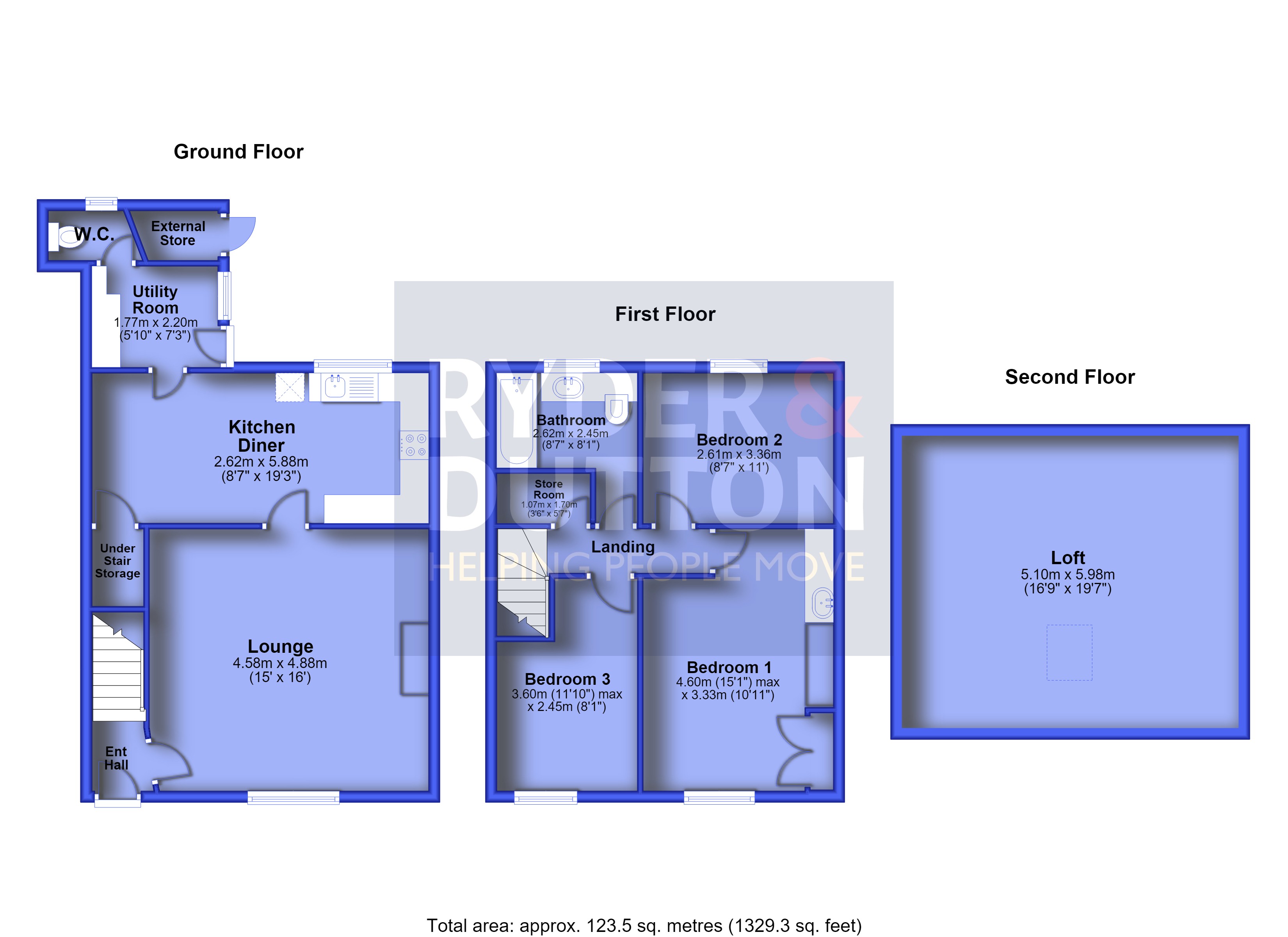 166, New Line, Rossendale floorplan