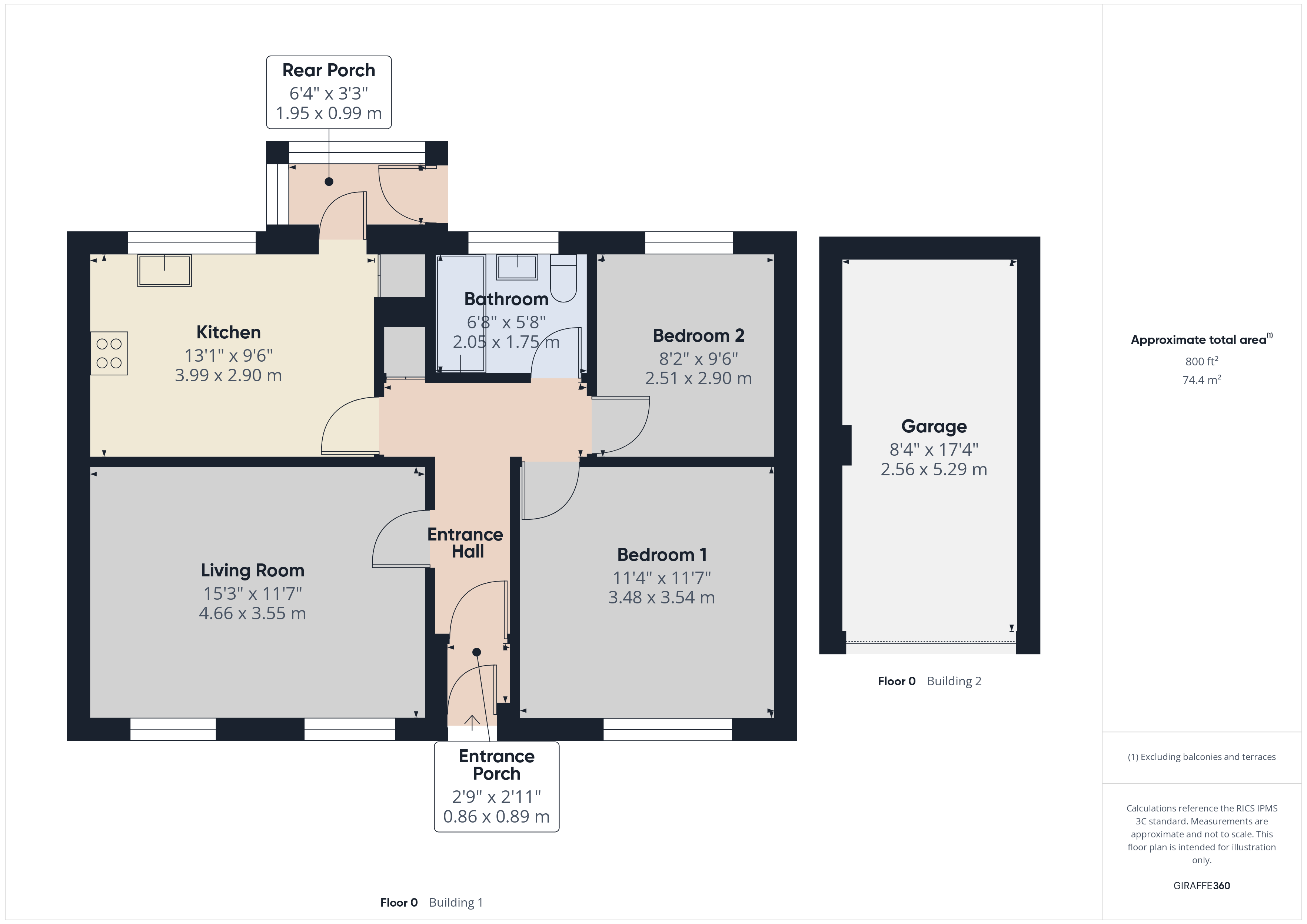 3, Penkenna Close, Bude floorplan