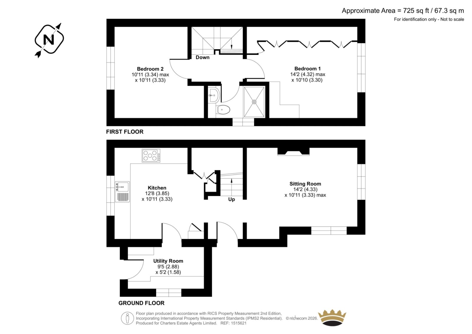 1, Warsash Close, Hampshire floorplan