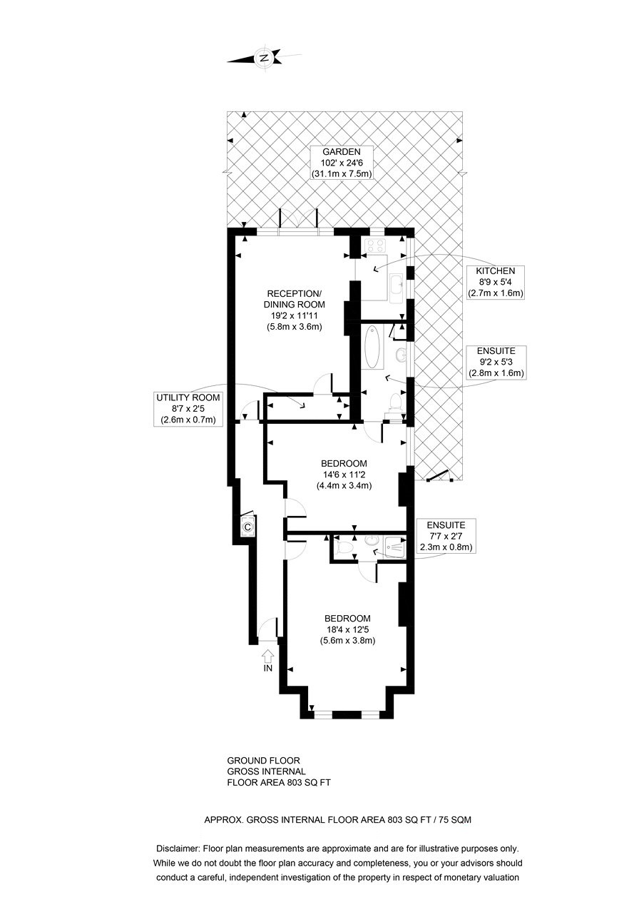 2 Bedrooms Flat to rent in Cranhurst Road, Willesden Green, London NW2