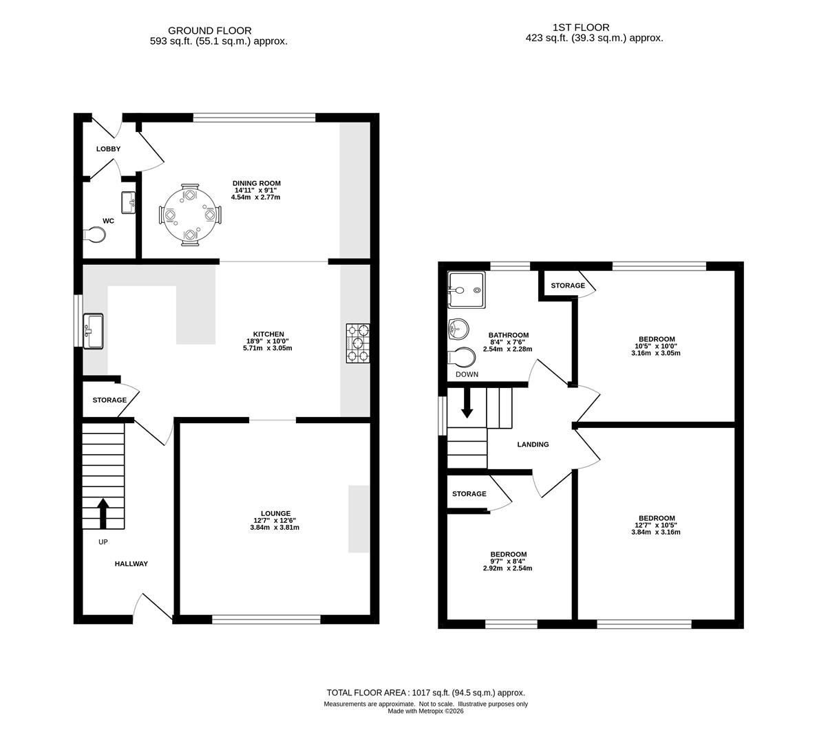 38, Beech Avenue, Brentwood floorplan