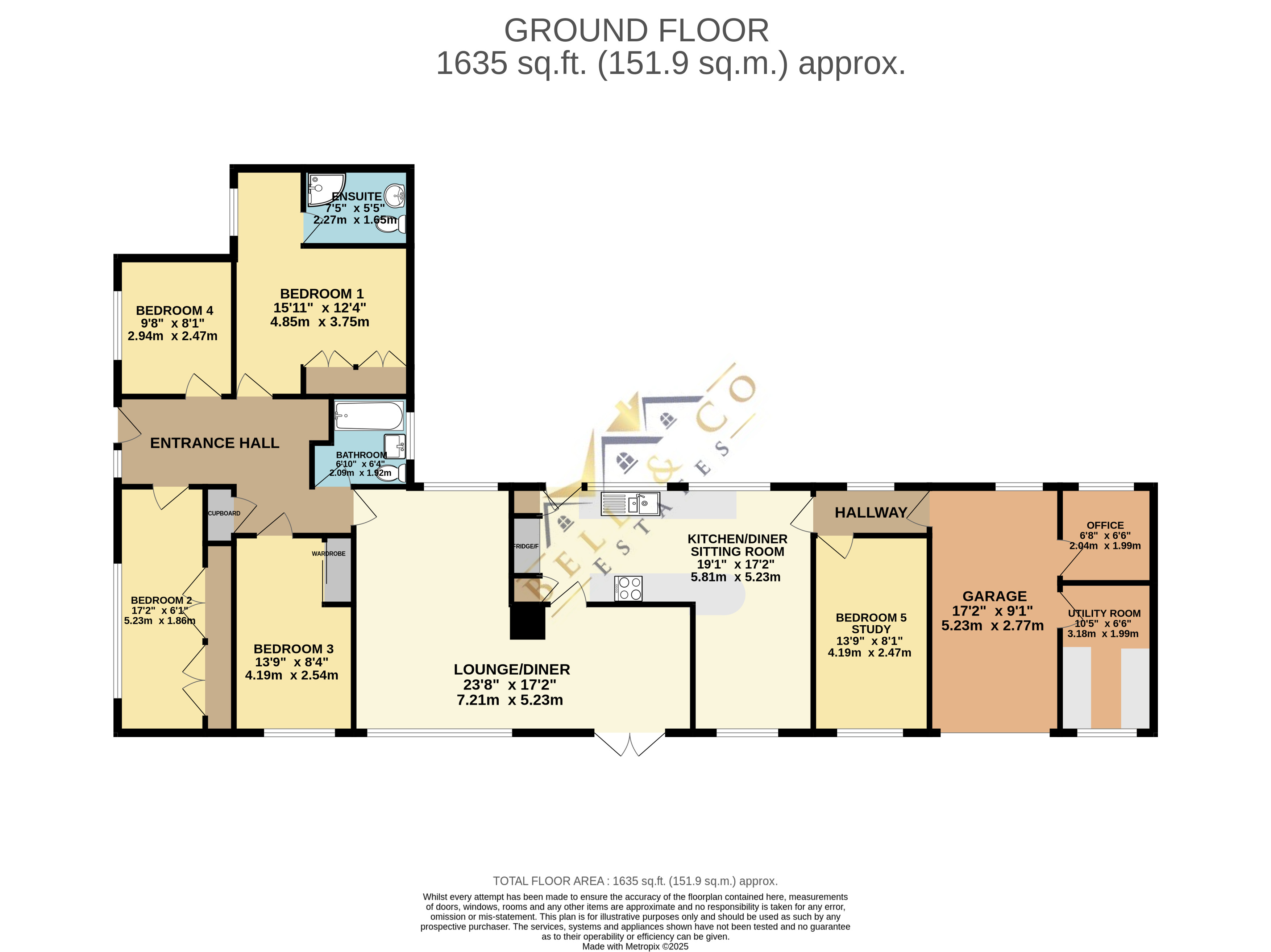 25, Osborne Road, Sheffield floorplan