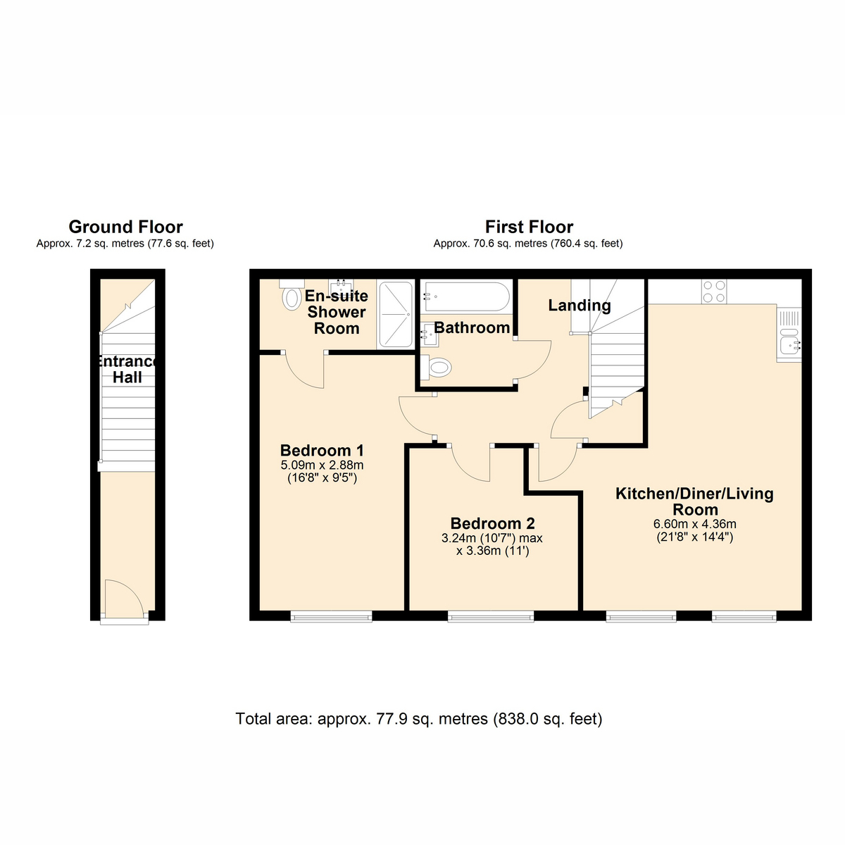 5, Corvus Mews, Sherford floorplan