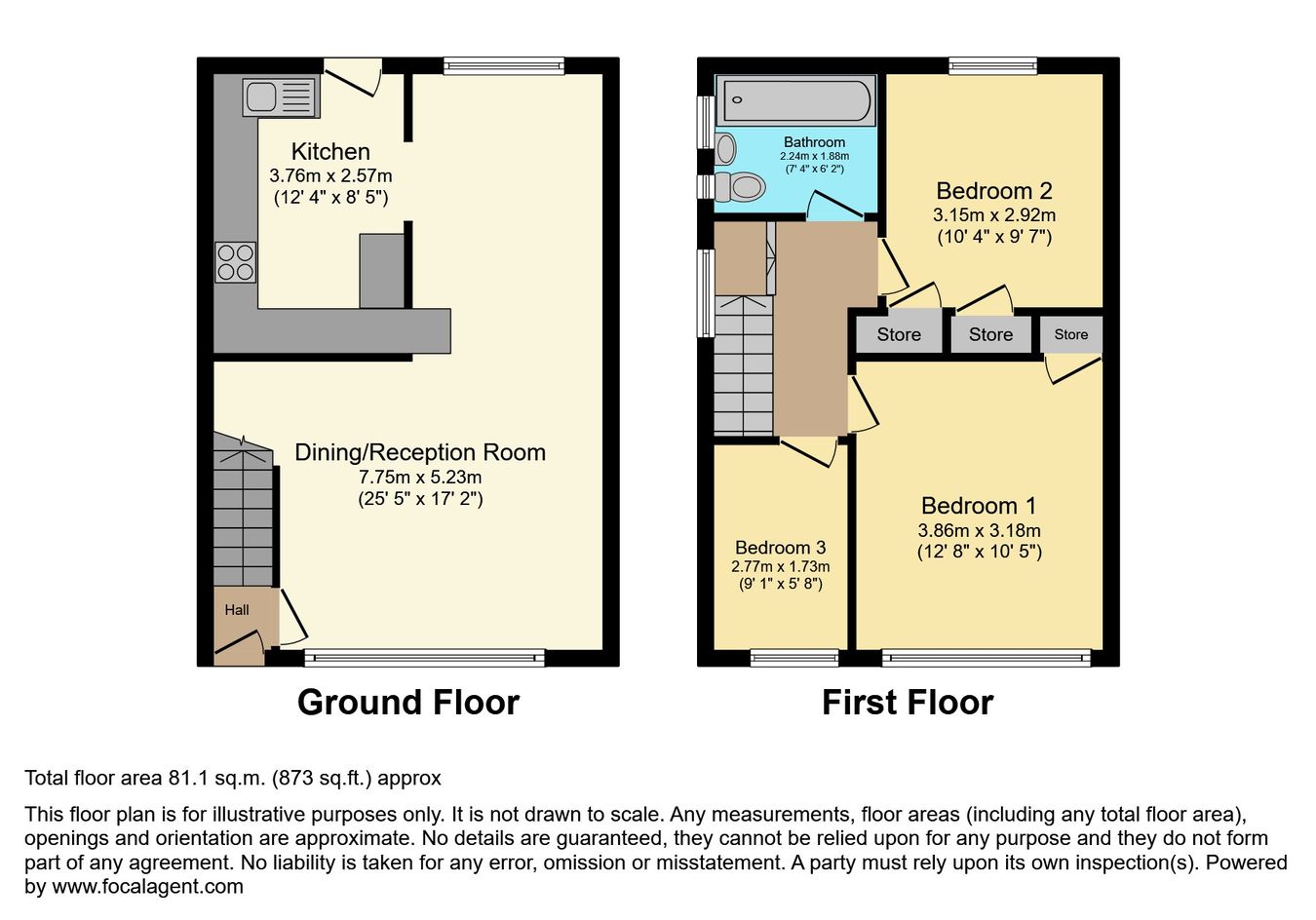 16, Salamander Close, Nottingham floorplan