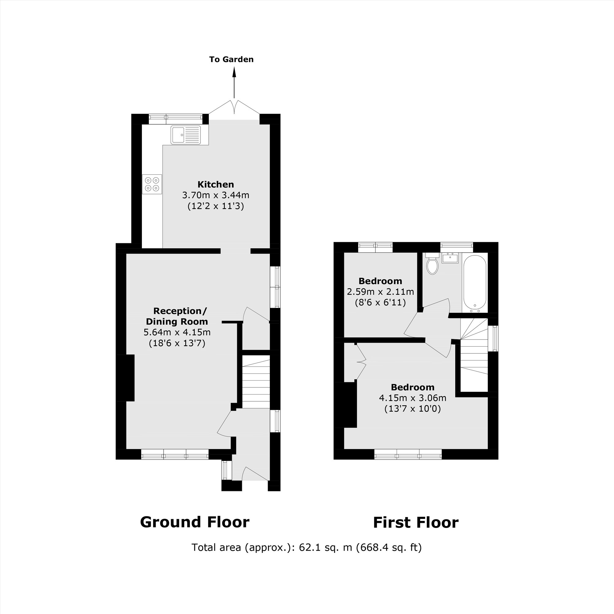 67, First Avenue, West Molesey floorplan