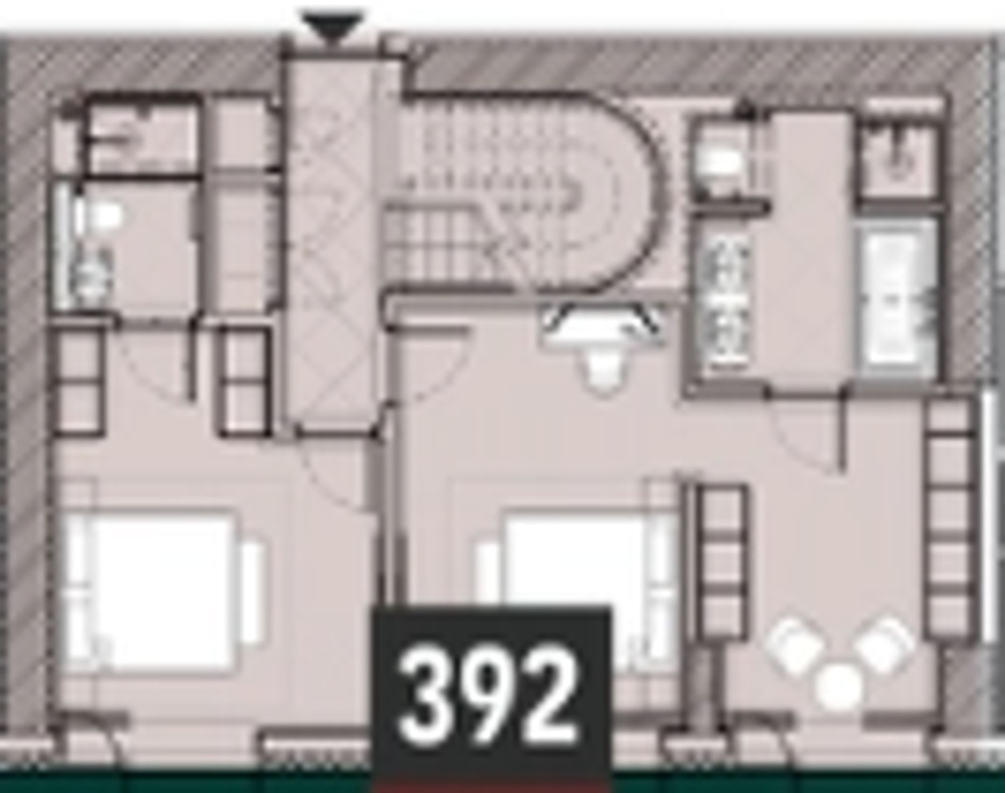The Penthouses, Viadux, Manchester floorplan