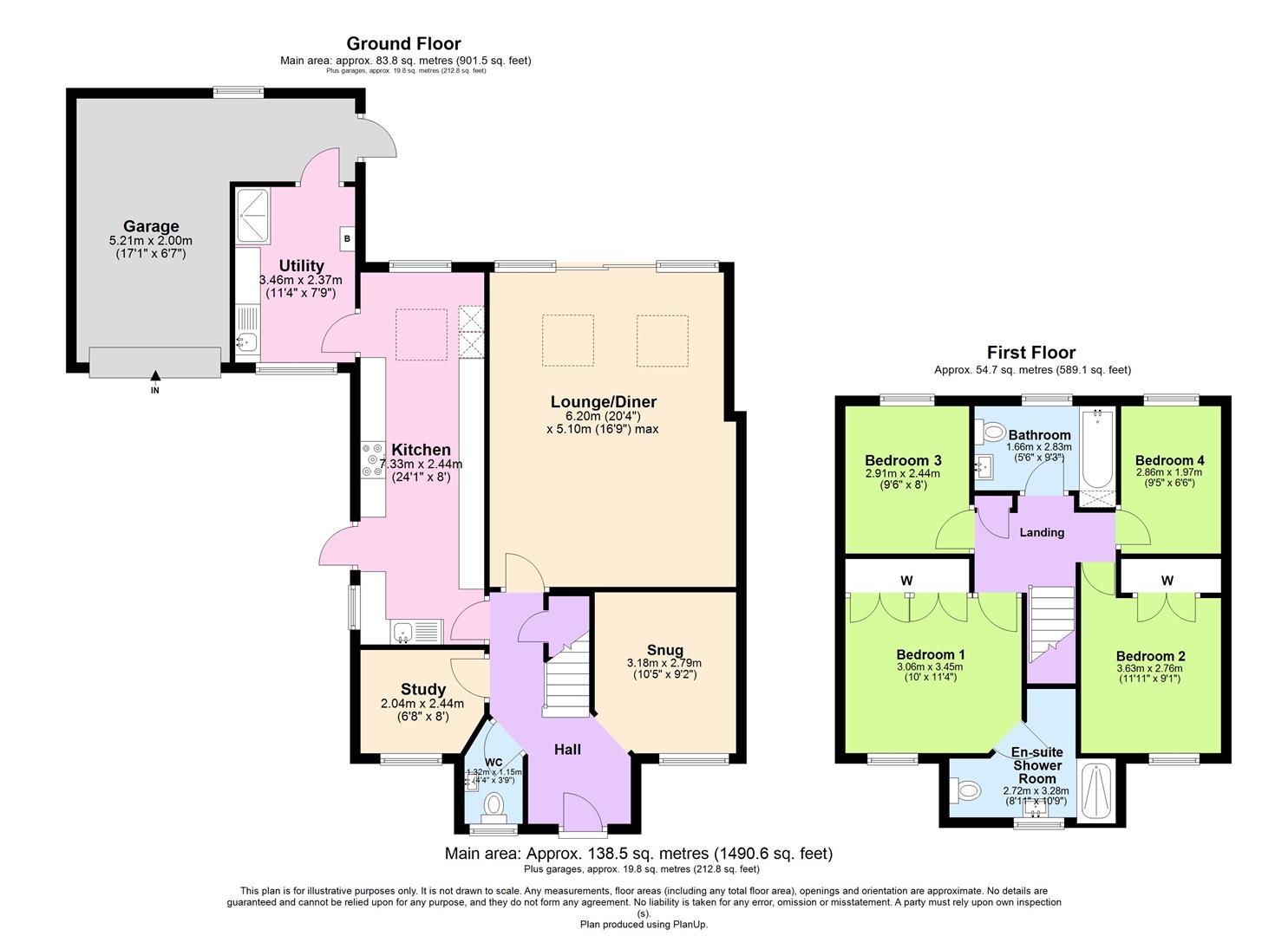 9, Wilcox Close, Southam floorplan