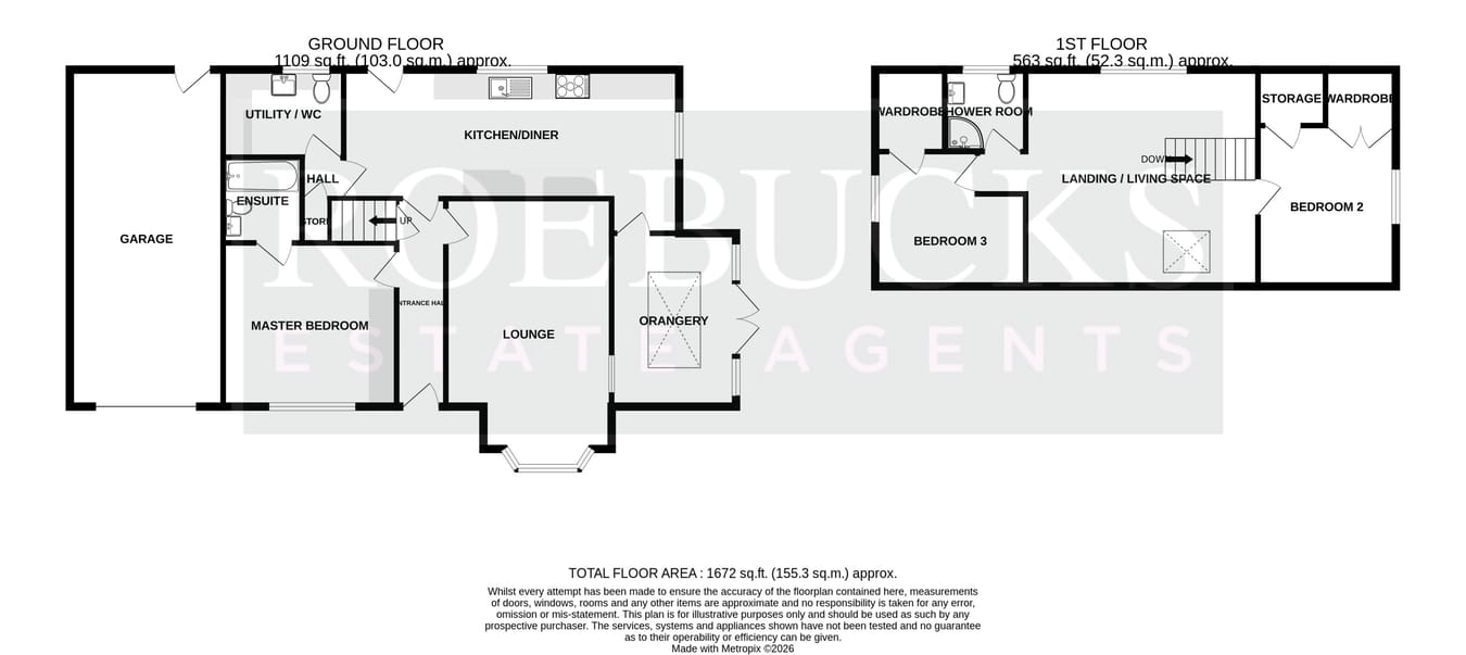 34, Paddock Road, Barnsley floorplan