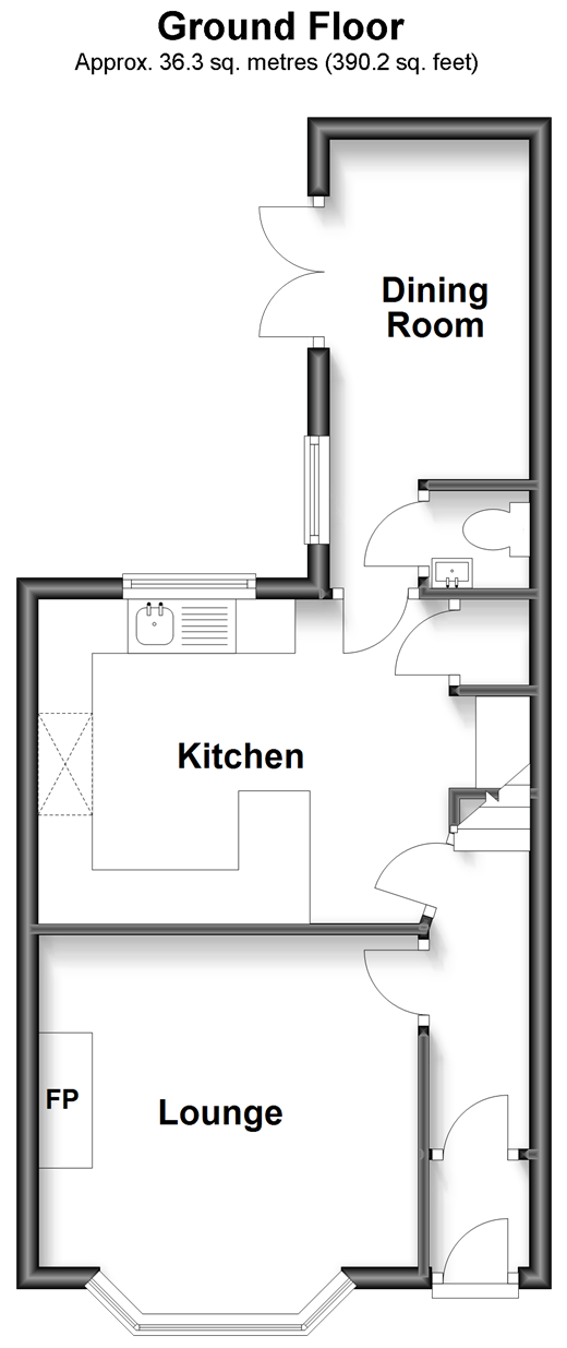 Poets Corner, Margate, Kent CT9, 2 bedroom terraced house for sale