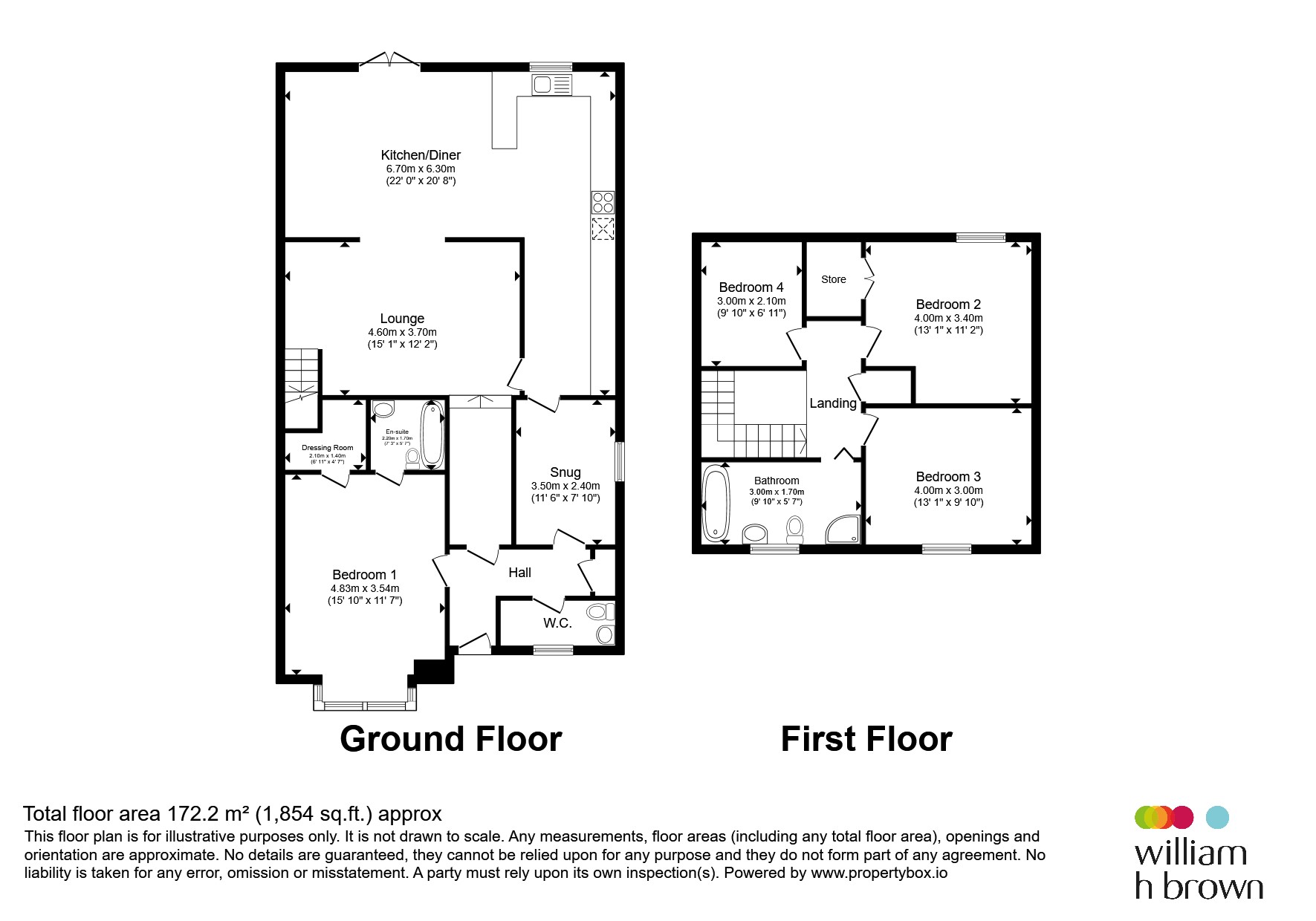 12, Jericho Place, Ingatestone floorplan