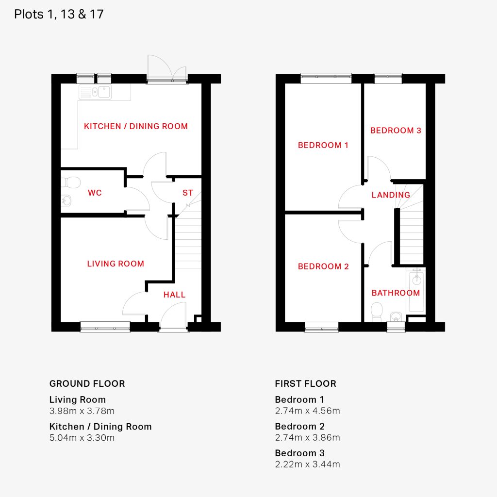 The Beech @, The Fieldings, Northampton floorplan