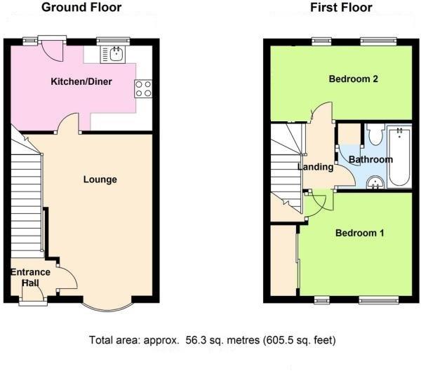 28, Irving Close, BISHOP'S STORTFORD floorplan