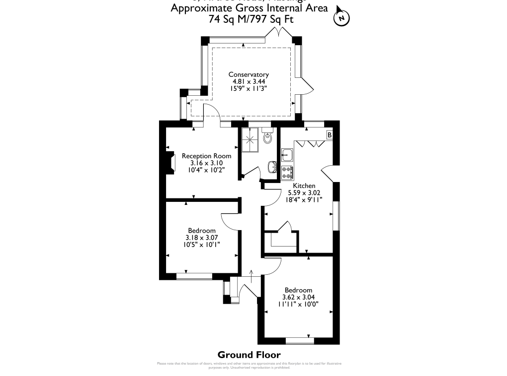 Firtree Road, Hastings floorplan