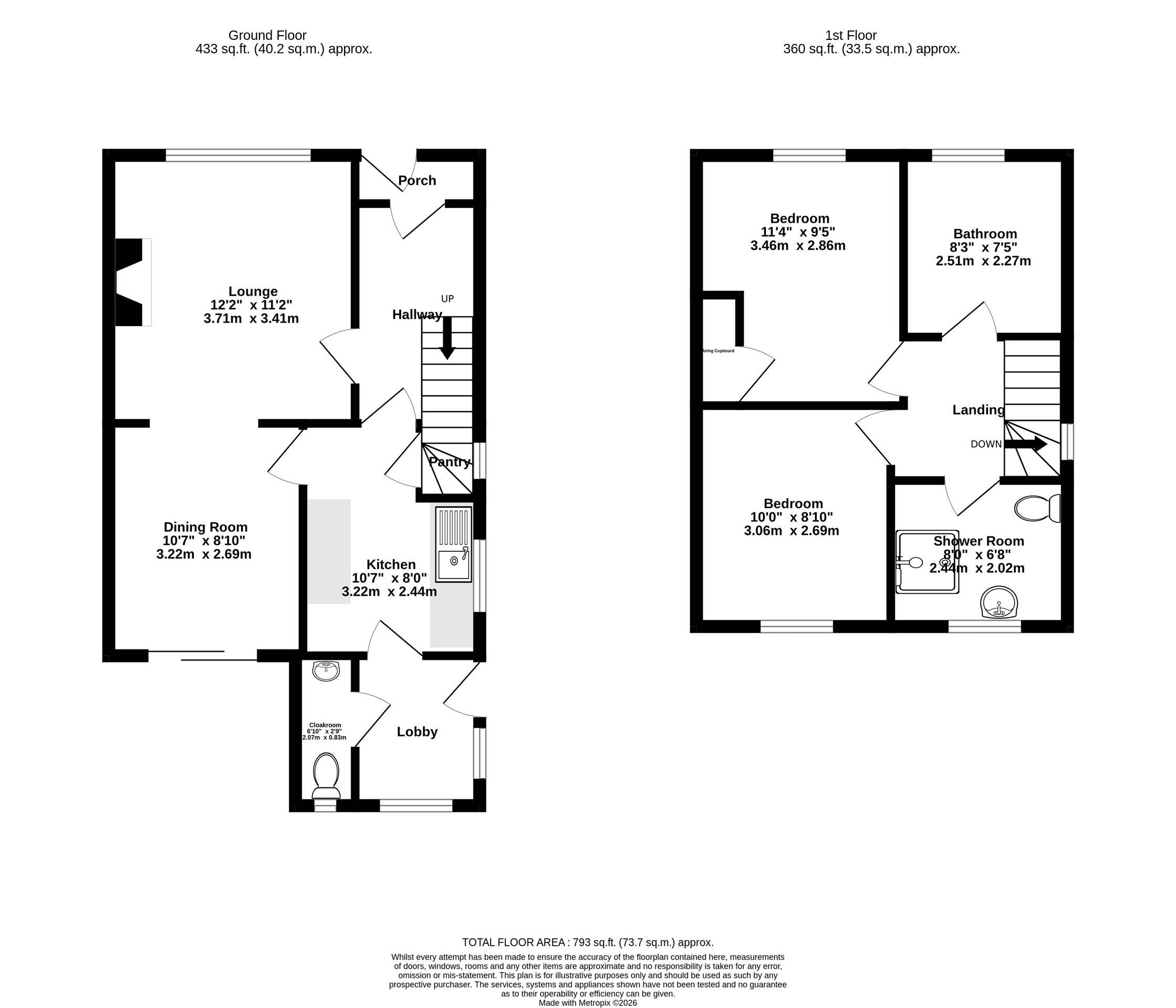 2 The Leys, Leicester floorplan