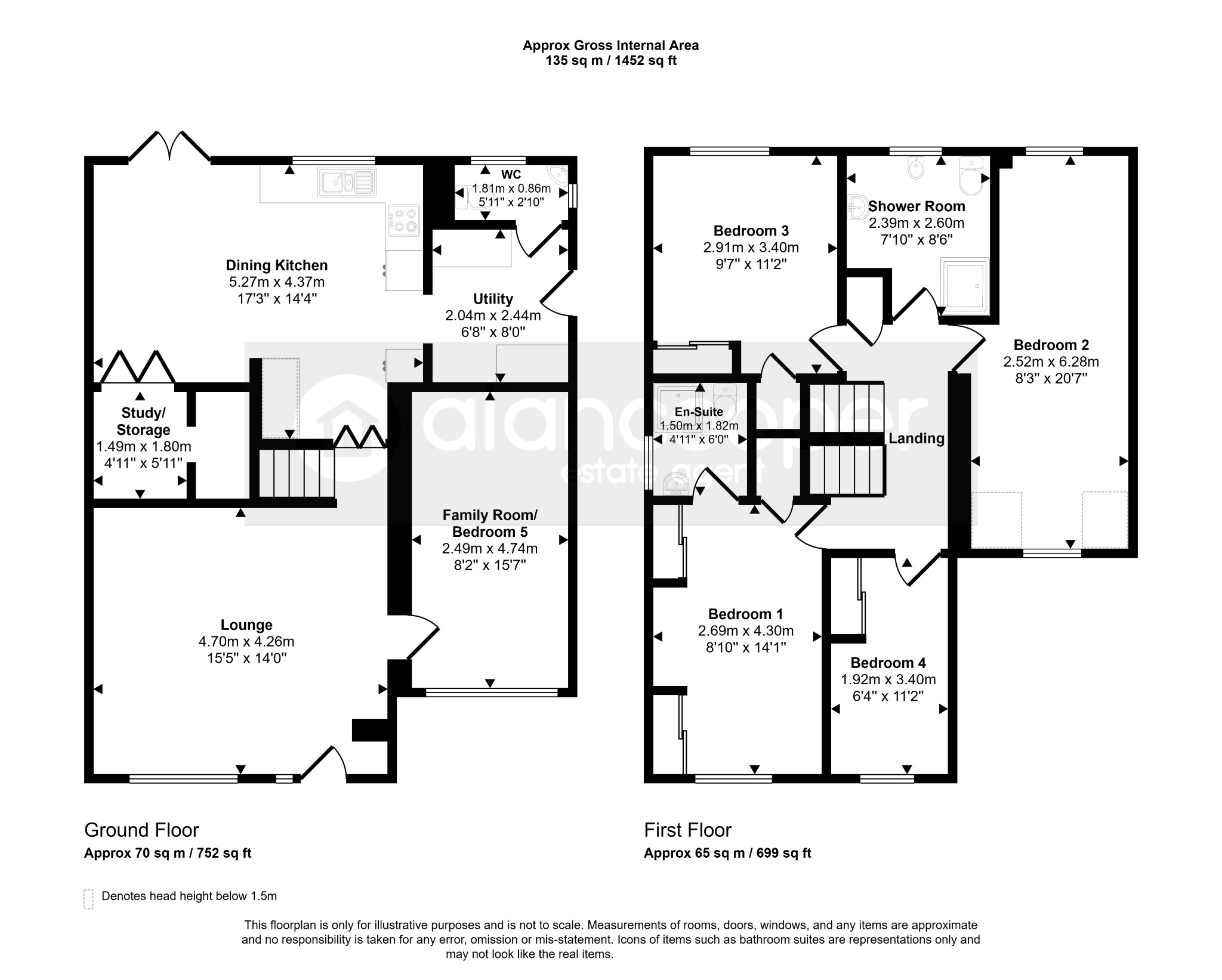 7 Eagle Close, Nuneaton, Warwickshire floorplan