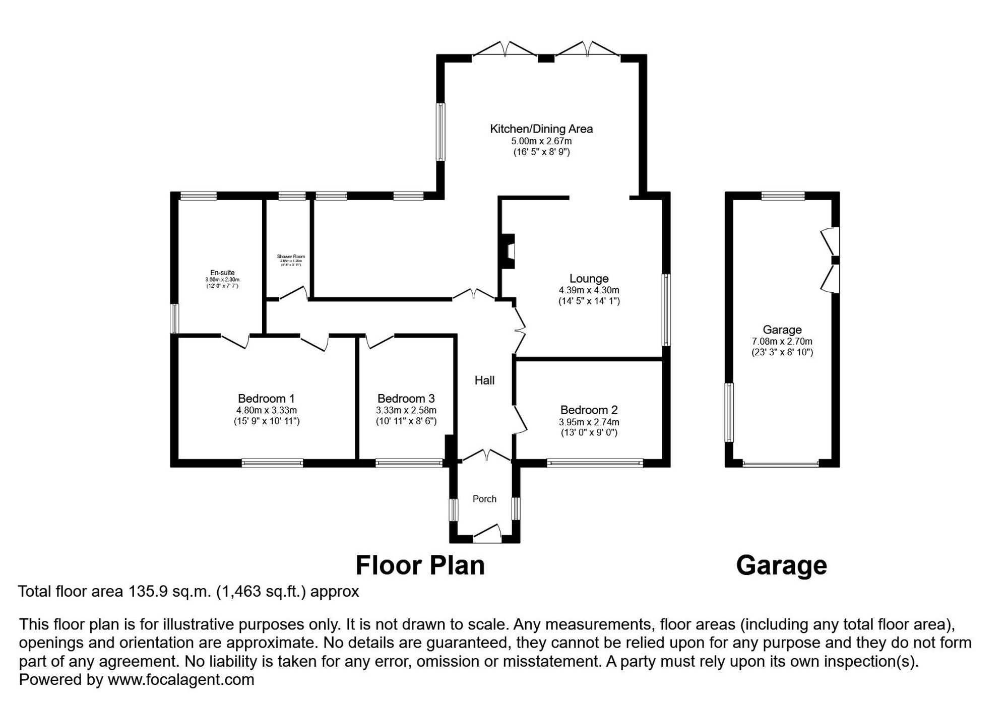 Parc An West Red Lane, Penzance floorplan