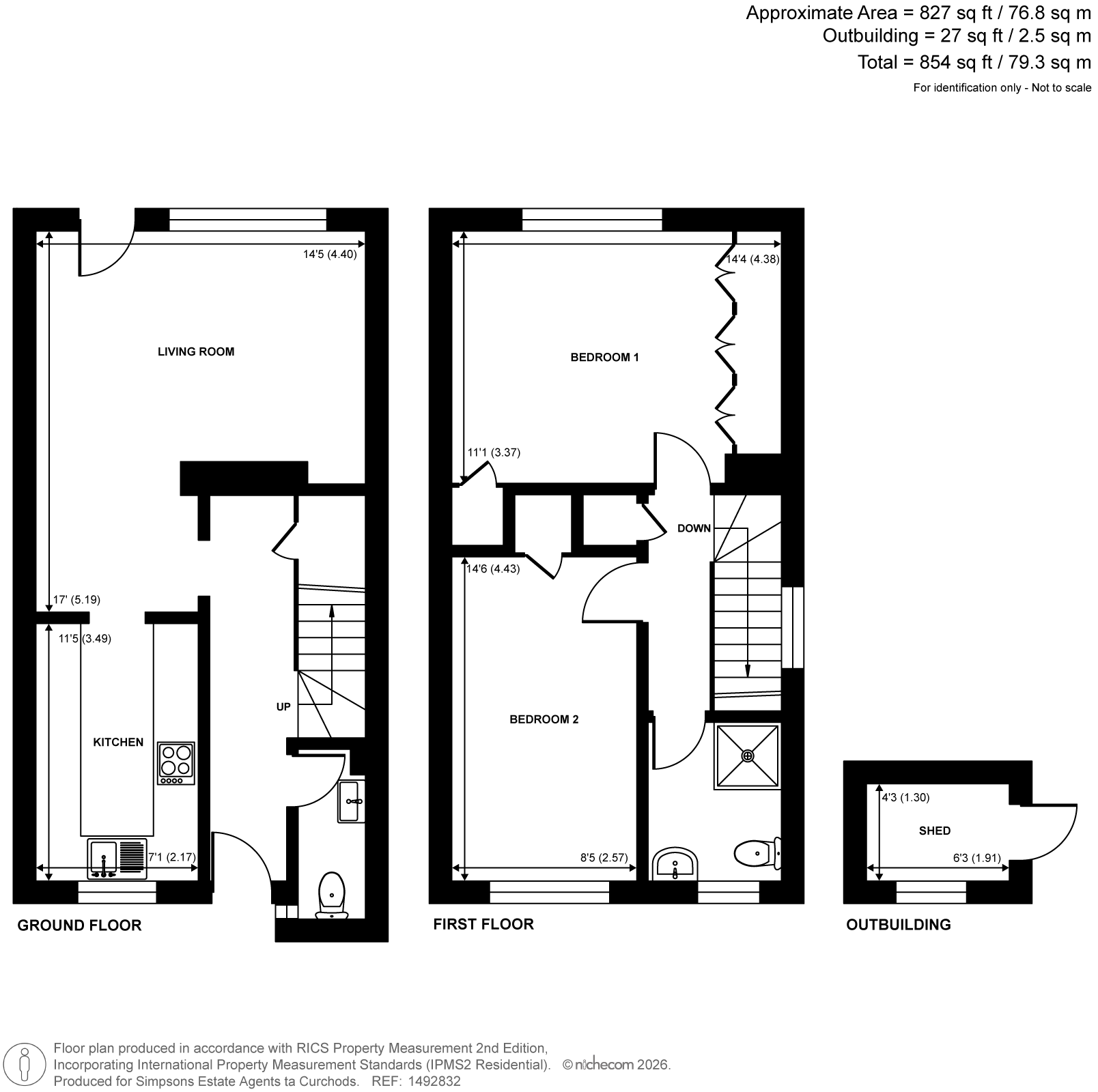 76, Pleasant Place, Hersham floorplan