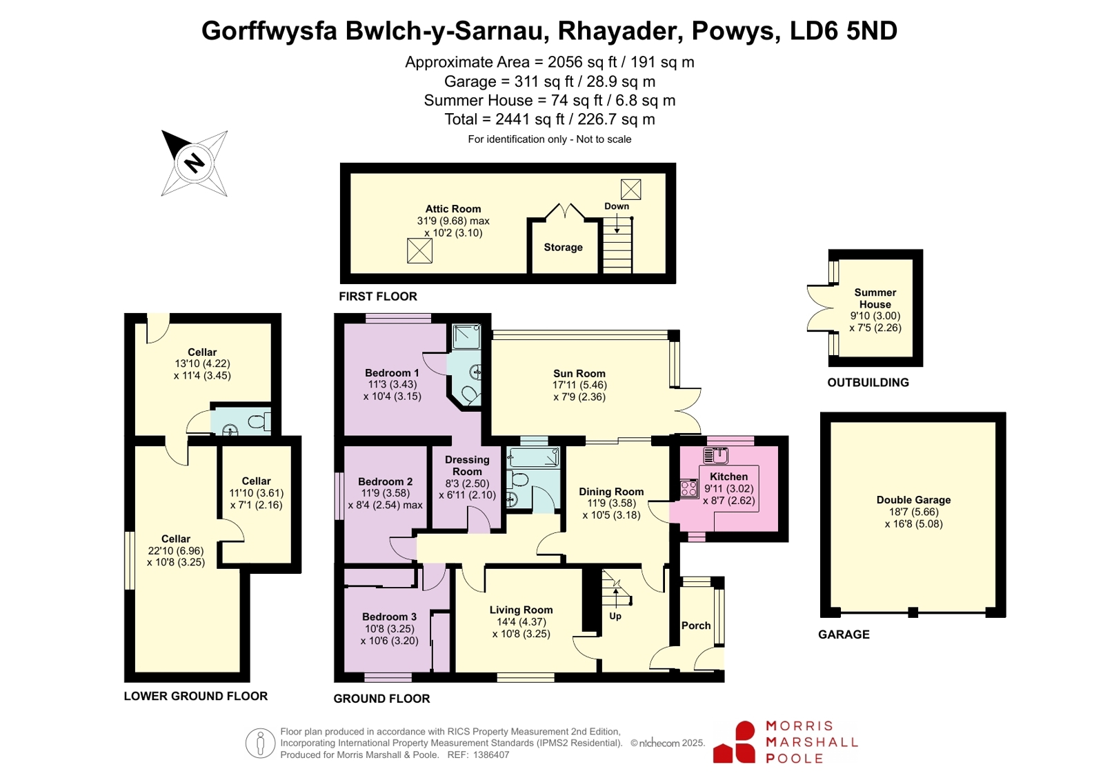 Gorffwysfa,, Bwlch-y-Sarnau, Powys floorplan