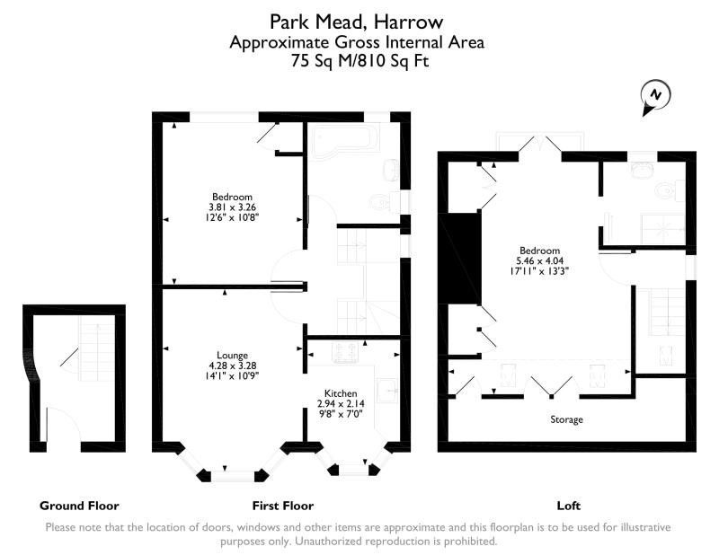 2 Bedrooms Flat for sale in Park Mead, South Harrow, Middlesex HA2