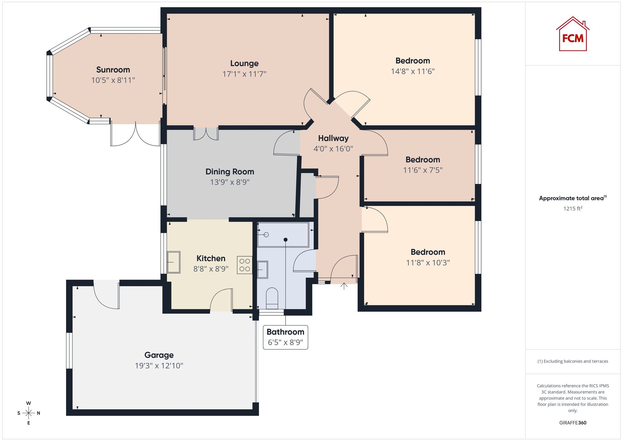 10 Rheda Close, Frizington floorplan