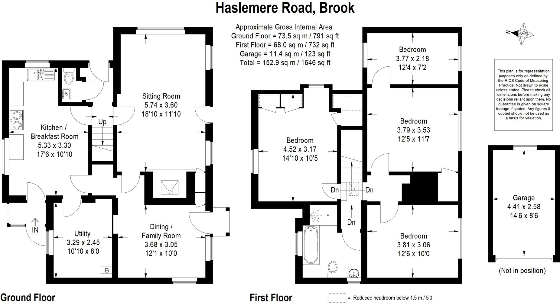 Rock Cottage,, Haslemere Road, Godalming floorplan
