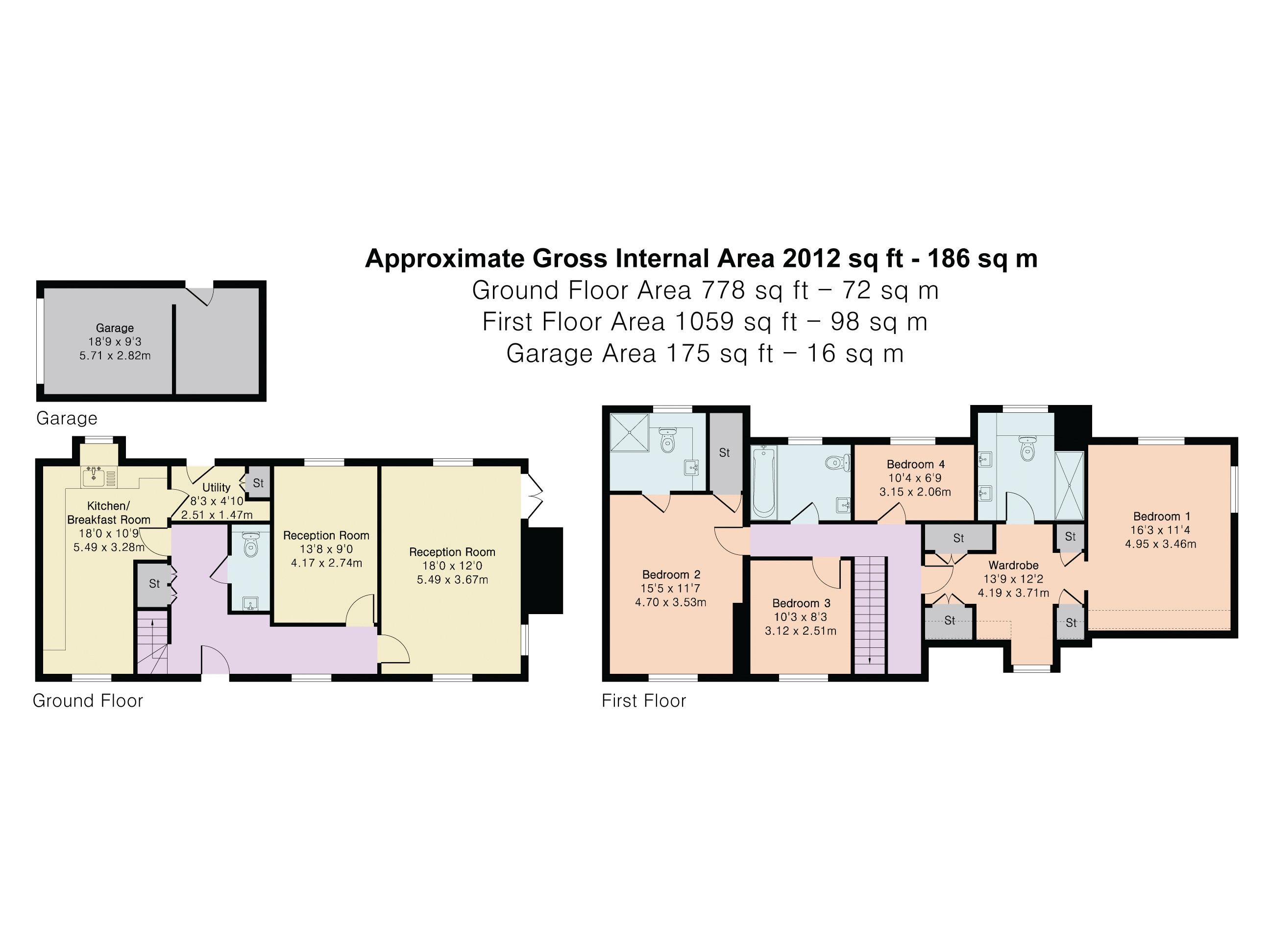 6, Orchid Close, Goffs Oak floorplan