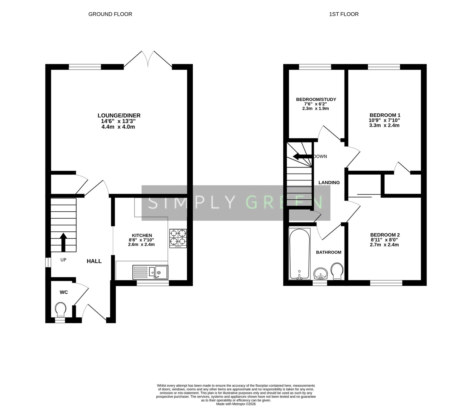 8, Holly Close, Newton Abbot floorplan
