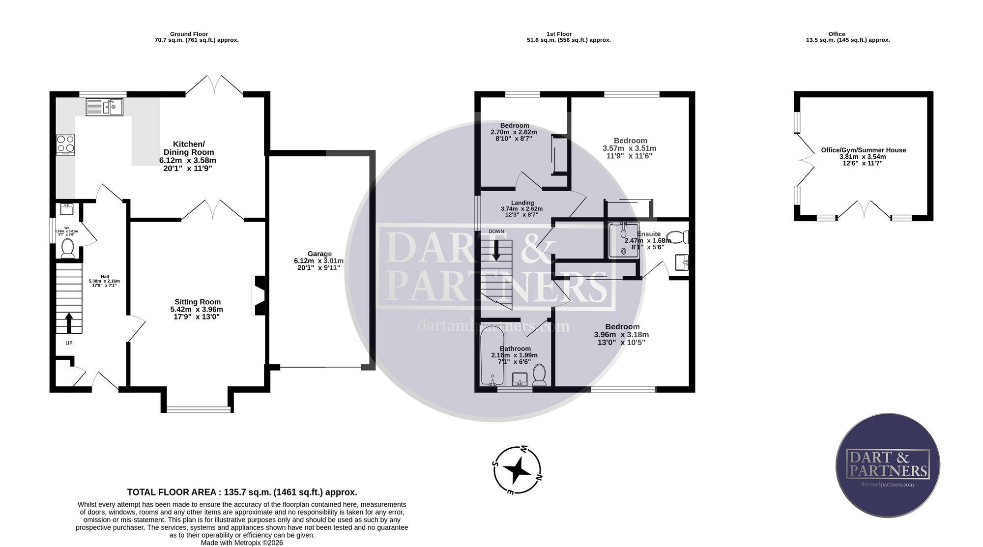34 Barrow Vale, Newton Abbot floorplan