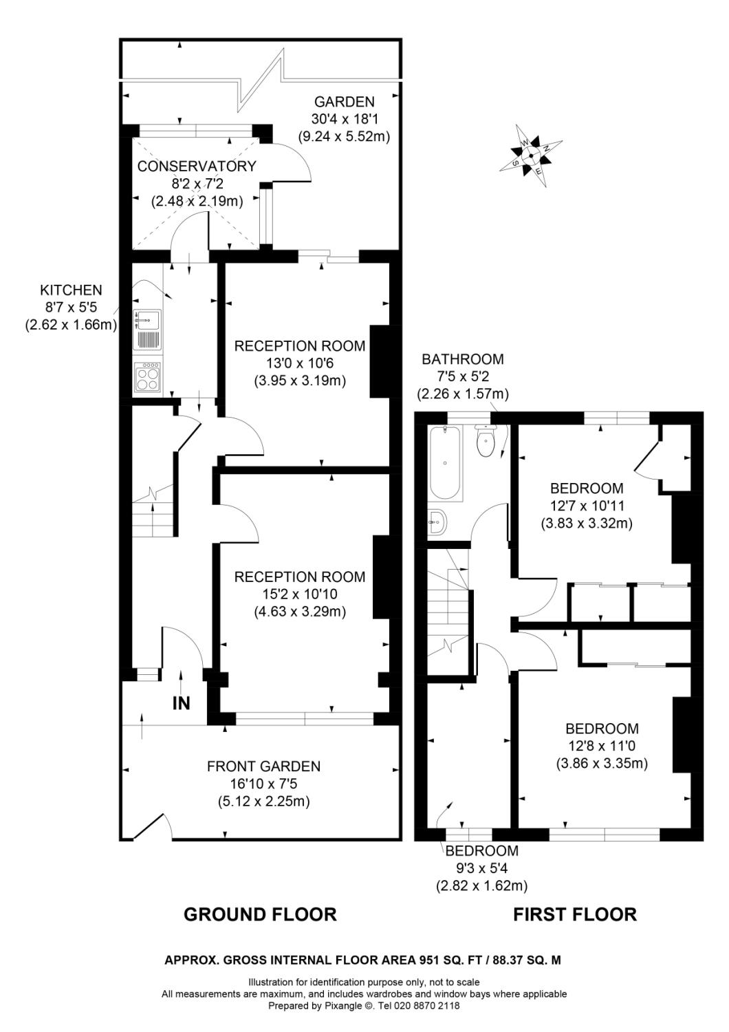 3 Bedrooms Terraced house for sale in Deal Road, London SW17