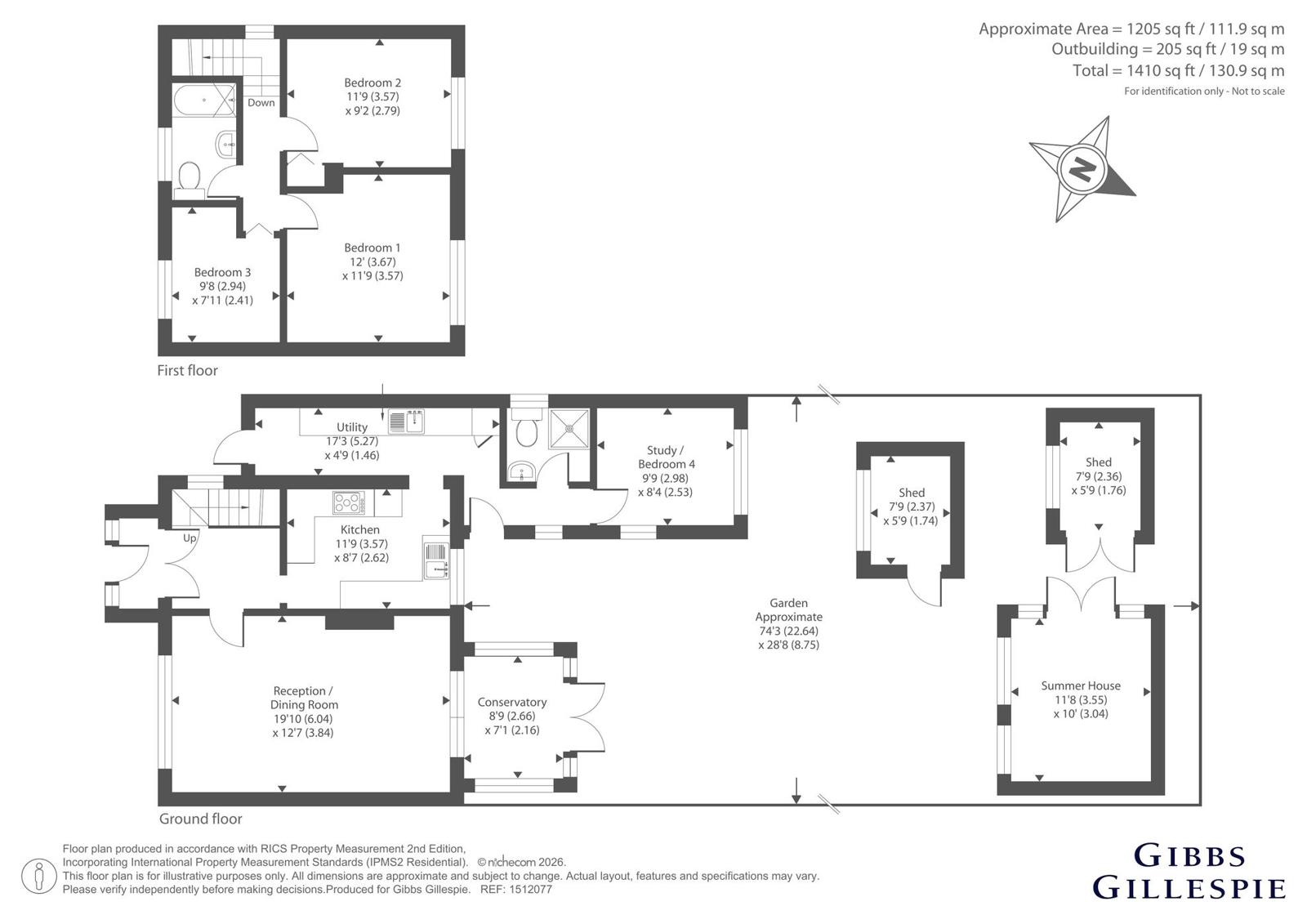 217, Whitby Road, Ruislip floorplan
