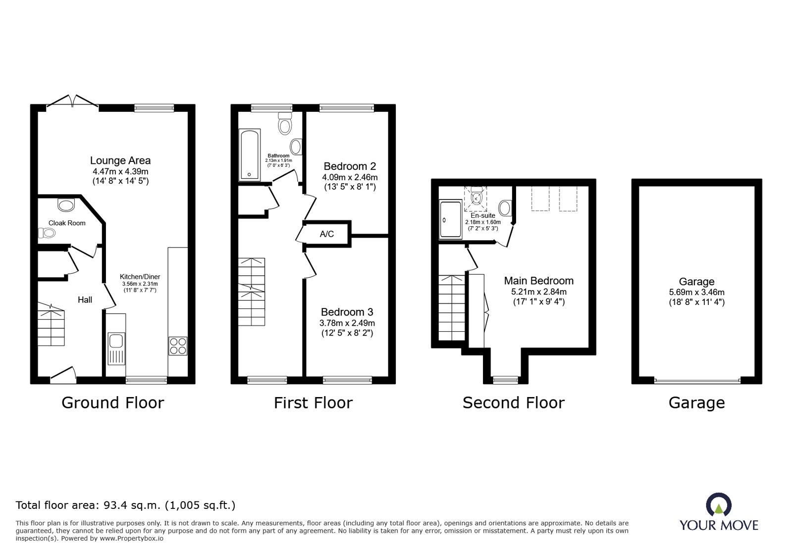Salford Way, Swadlincote floorplan