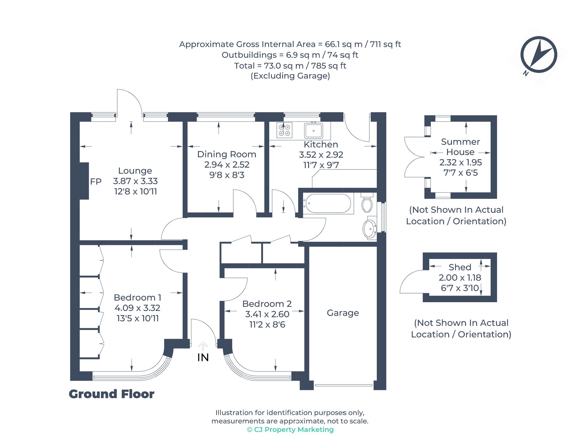 12 Tudor Drive, Watford floorplan