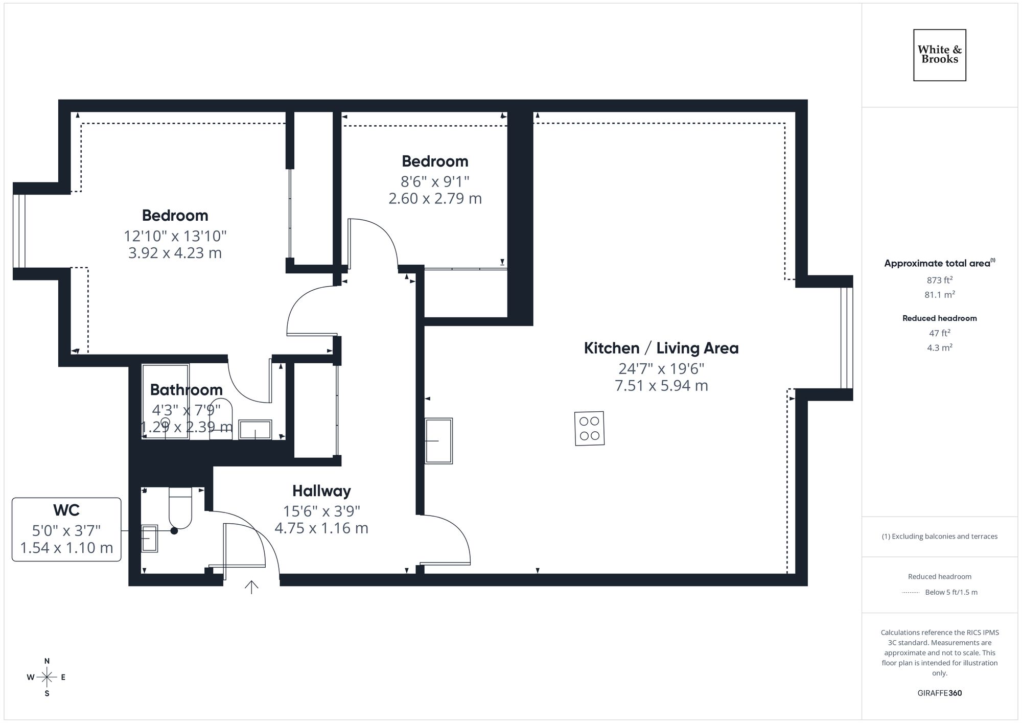 8 Summersdale Place Lavant Road, Chichester floorplan