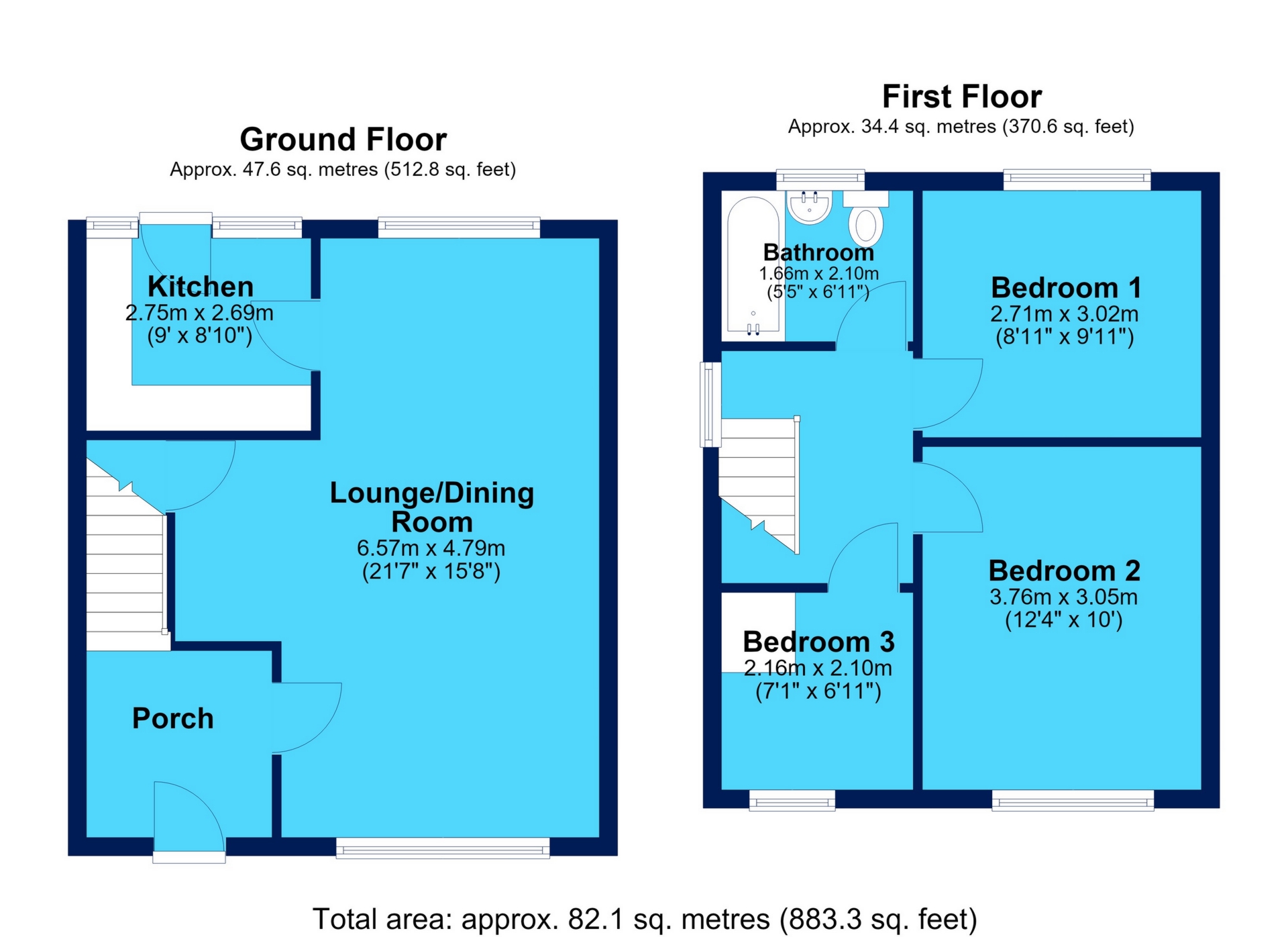 21, Golwyg Y Mynydd, Tredegar floorplan