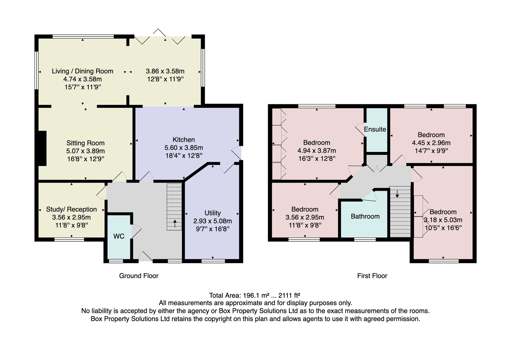 11 Woodlands Road, Harrogate floorplan