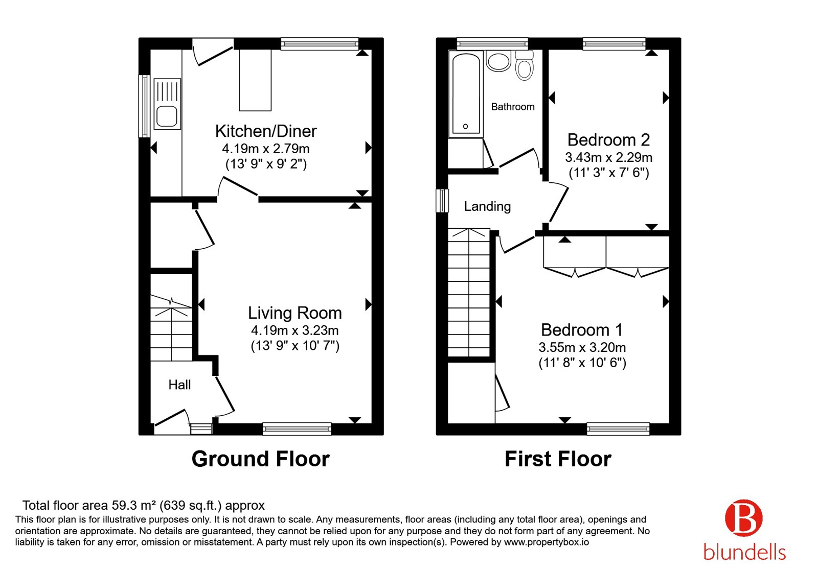 11, Crestwood Court, South Yorkshire floorplan