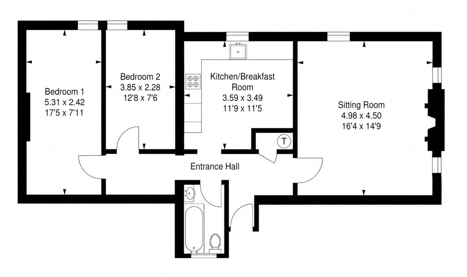 8 Woodberry House,, Burton Park Road, West Sussex floorplan