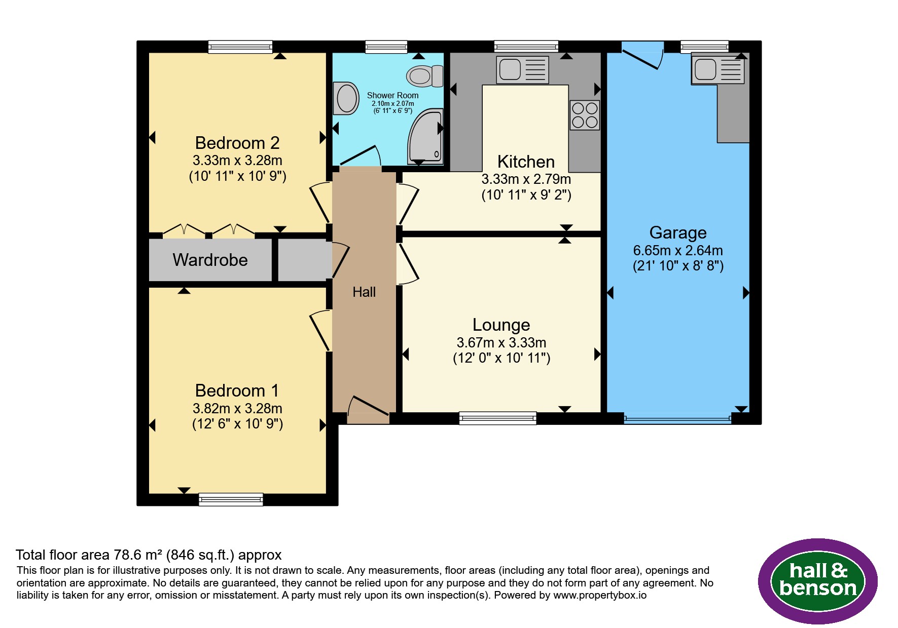 99, Main Road, Alfreton floorplan